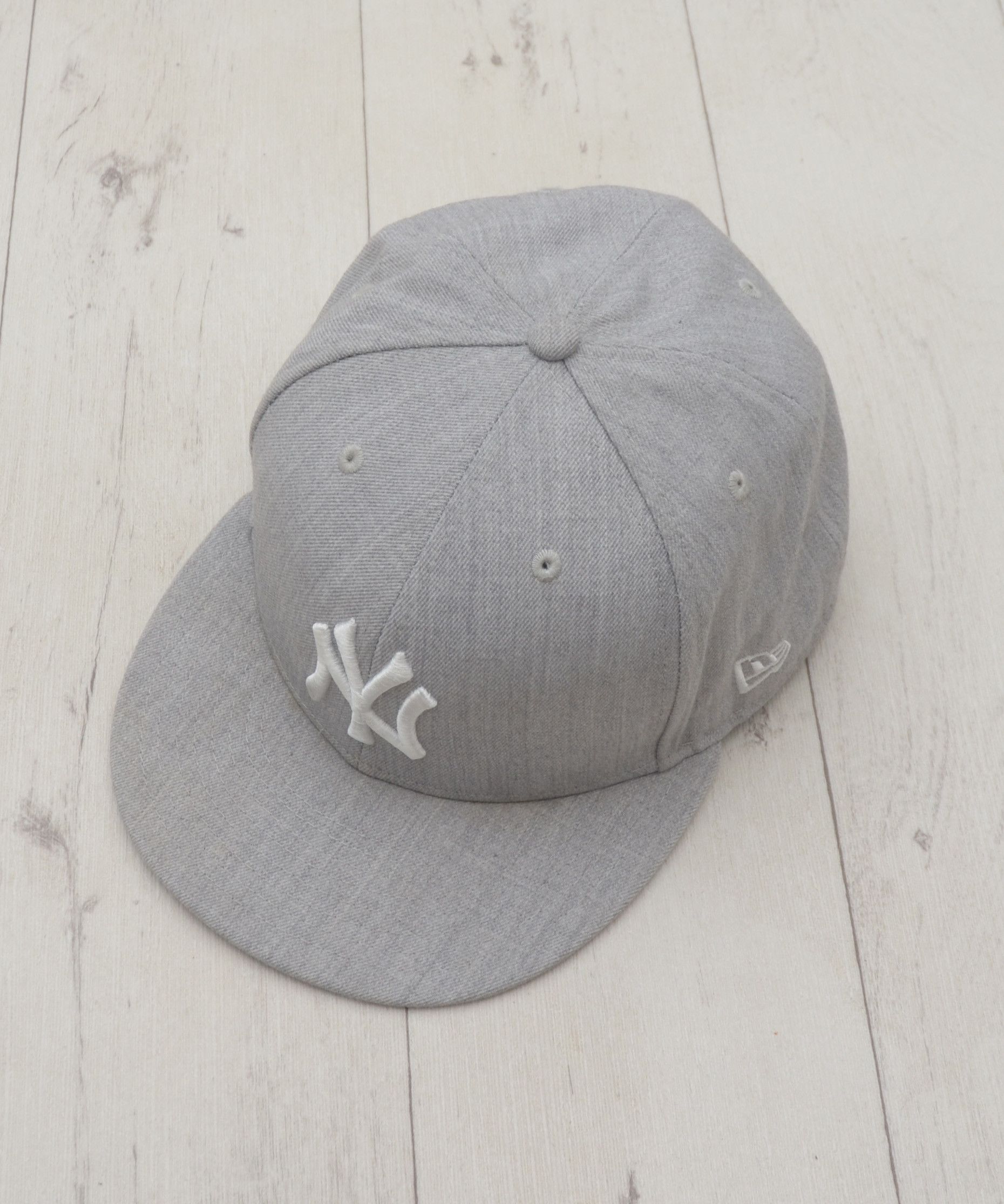 New Era NY Yankees New Era Hat Patch Heather Gray Size 7 5/8 Size ONE SIZE - 3 Thumbnail
