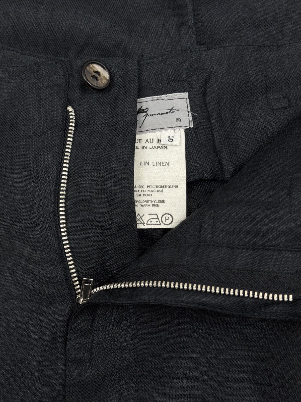 Yohji Yamamoto Vintage Yohji Yamamoto lino pants Size US 29 - 7 Thumbnail