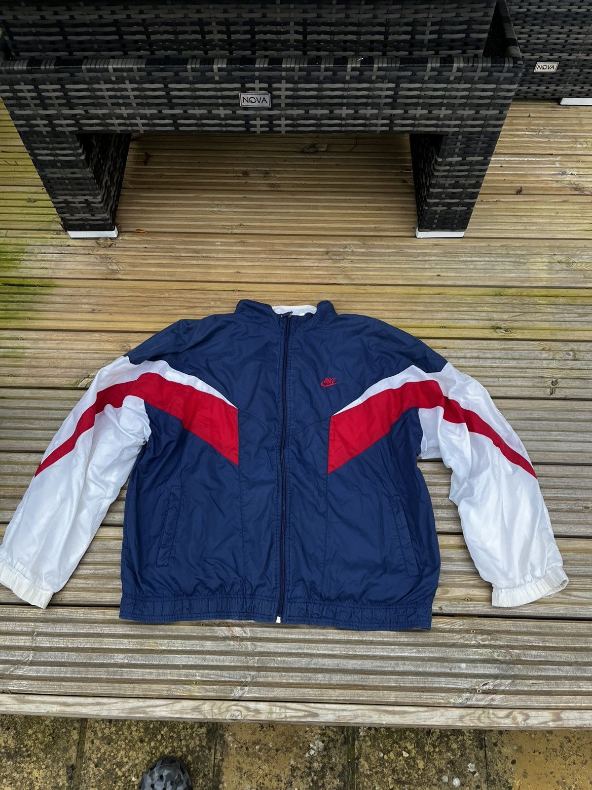 Nike Y2K Unique Nike Windbreaker Size US XL / EU 56 / 4 - 1 Thumbnail