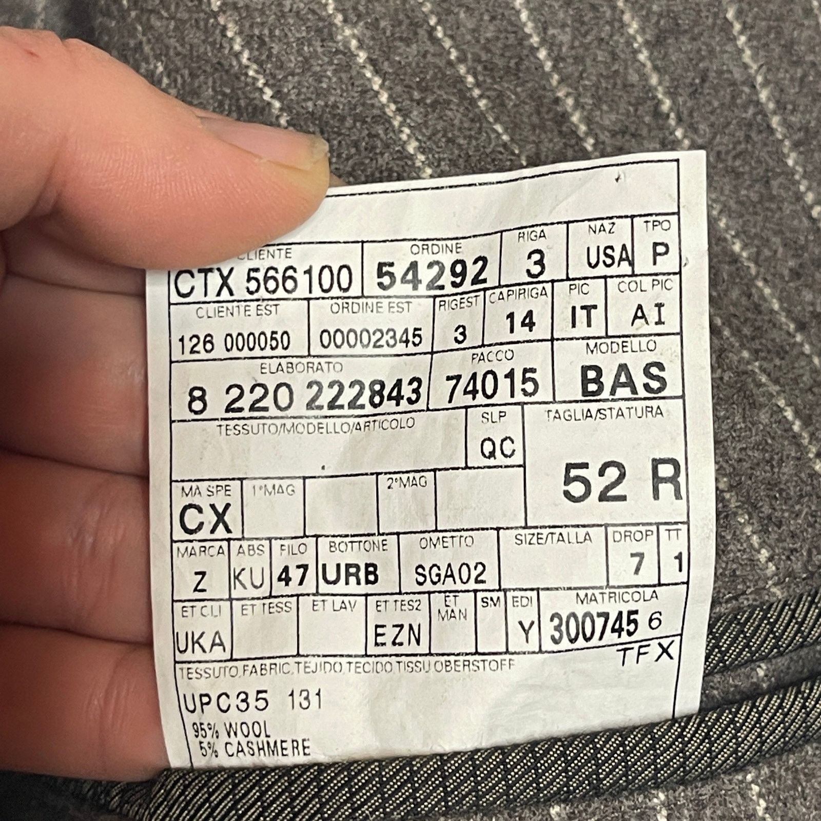 Ermenegildo Zegna Ermenegildo Zegna WOOL CASHMERE Brown Blazer Light Jacket 42 Size 42R - 9 Thumbnail