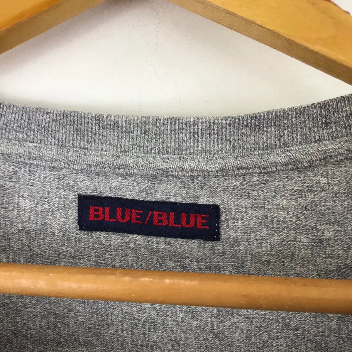 Blue Blue Japan Vtg BLUE BLUE JAPAN Cover Navy Sea Japanese Denim Tee Shirt Size US M / EU 48-50 / 2 - 6 Thumbnail