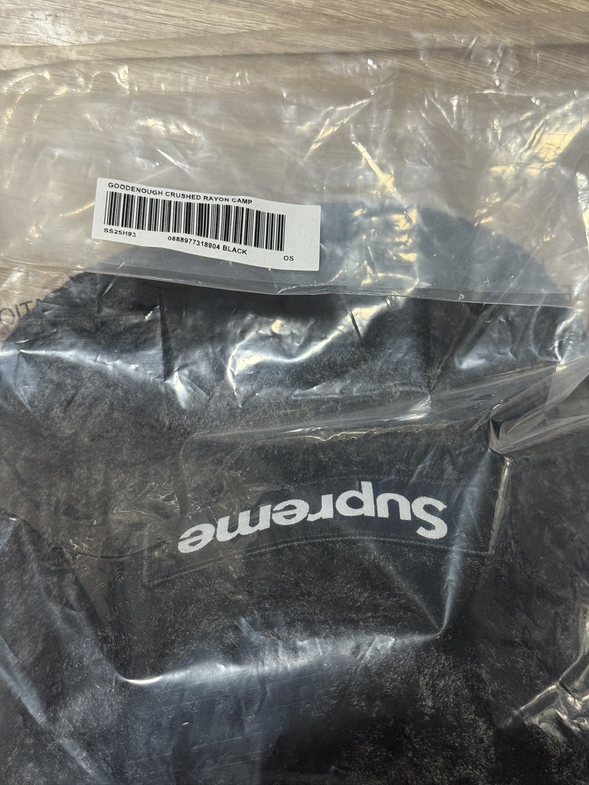Supreme Supreme GOODENOUGH Crushed Rayon Camp Cap Size ONE SIZE - 3 Thumbnail