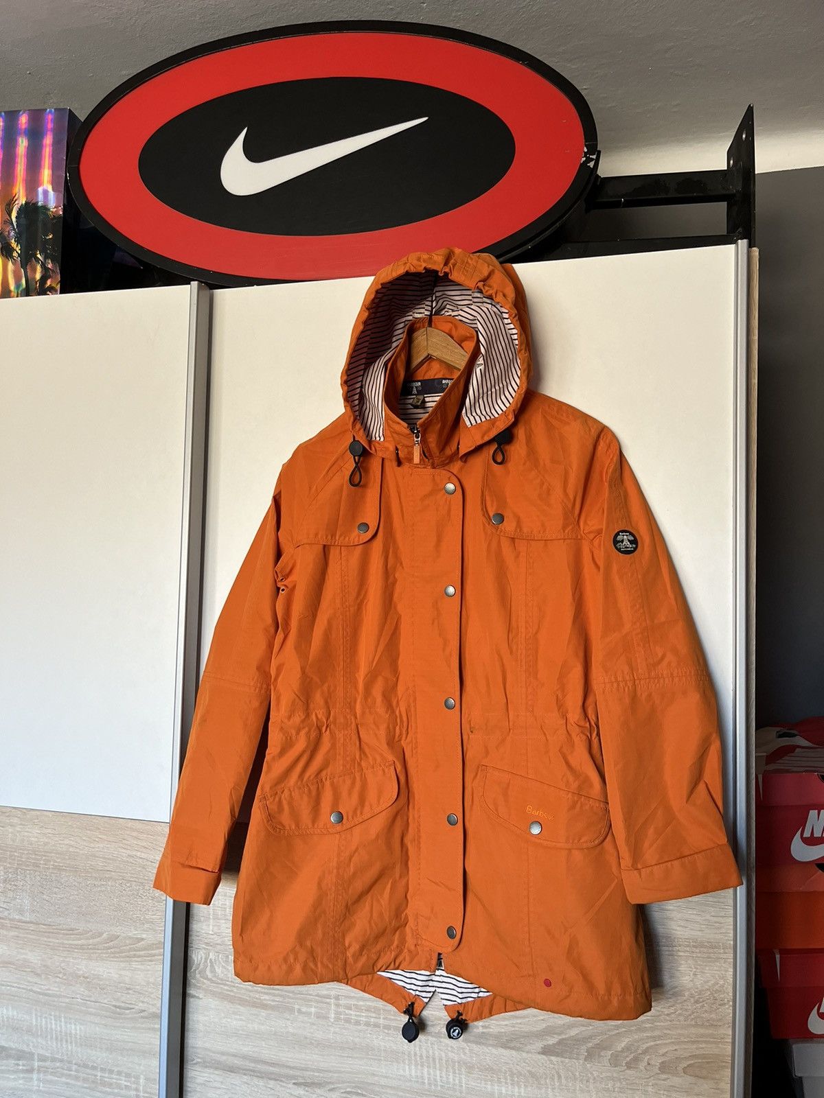 Barbour × Vintage Vintage Womens Barbour Trevose Jacket / Raincoat Sailor Hunt Size M / US 6-8 / IT 42-44 - 1 Thumbnail