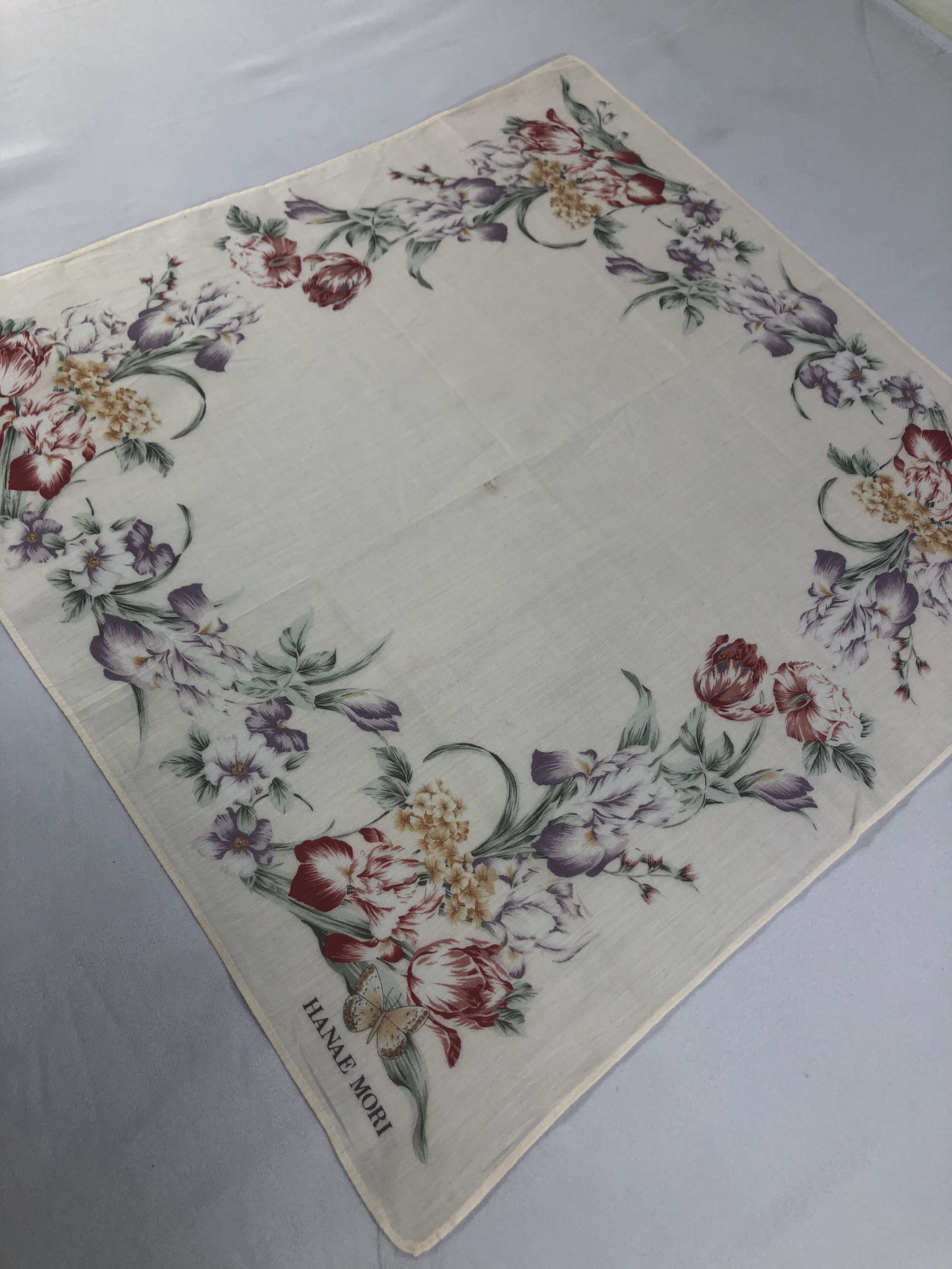 Hanae Mori × Japanese Brand × Vintage Hanae Mori Handkerchief / Bandana / Neckerchief Size ONE SIZE - 4 Thumbnail