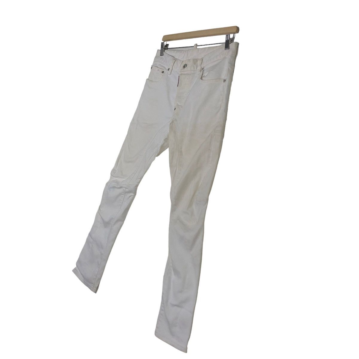 Dsquared2 🔥White Casual Denim Pants Dsquared2 Size US 30 / EU 46 - 2 Thumbnail