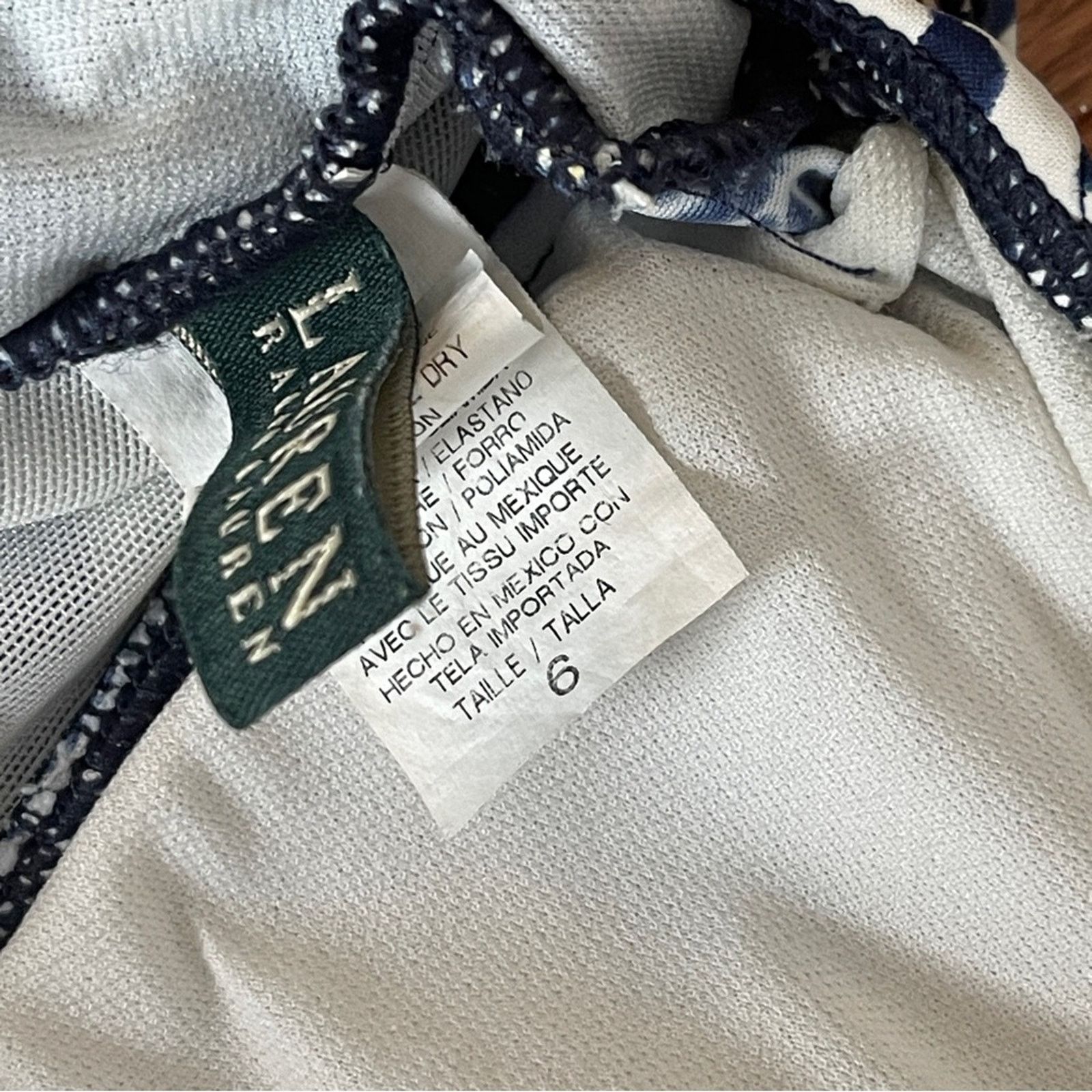Lauren Ralph Lauren Lauren Ralph Lauren Floral Ruched Side Swimsuit Size ONE SIZE - 4 Thumbnail