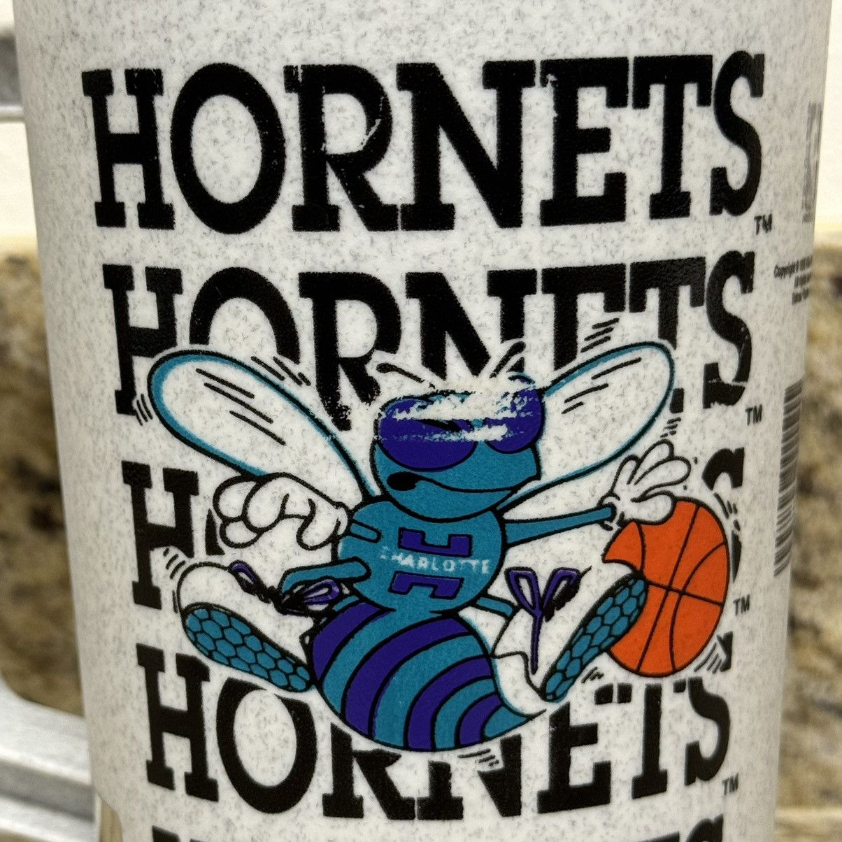 NBA × Vintage 1995 Charlotte Hornets NBA Vintage 22oz Super Thermo Thermos Size ONE SIZE - 10 Thumbnail