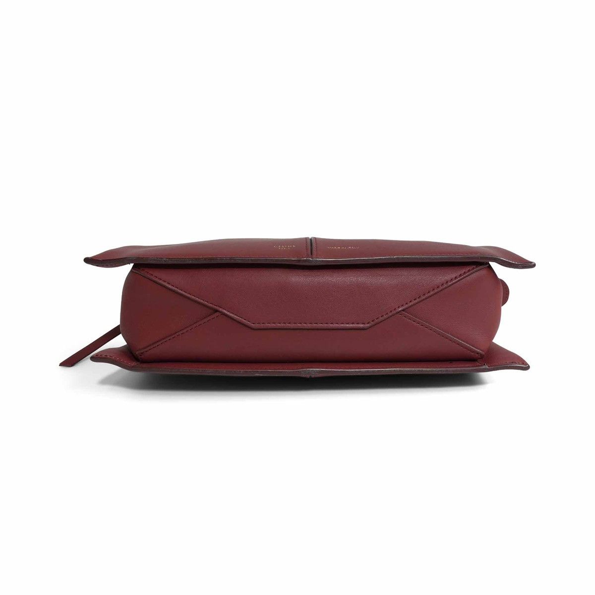 Celine Celine Burgundy Tri-Fold Clutch on Chain Size ONE SIZE - 6 Thumbnail
