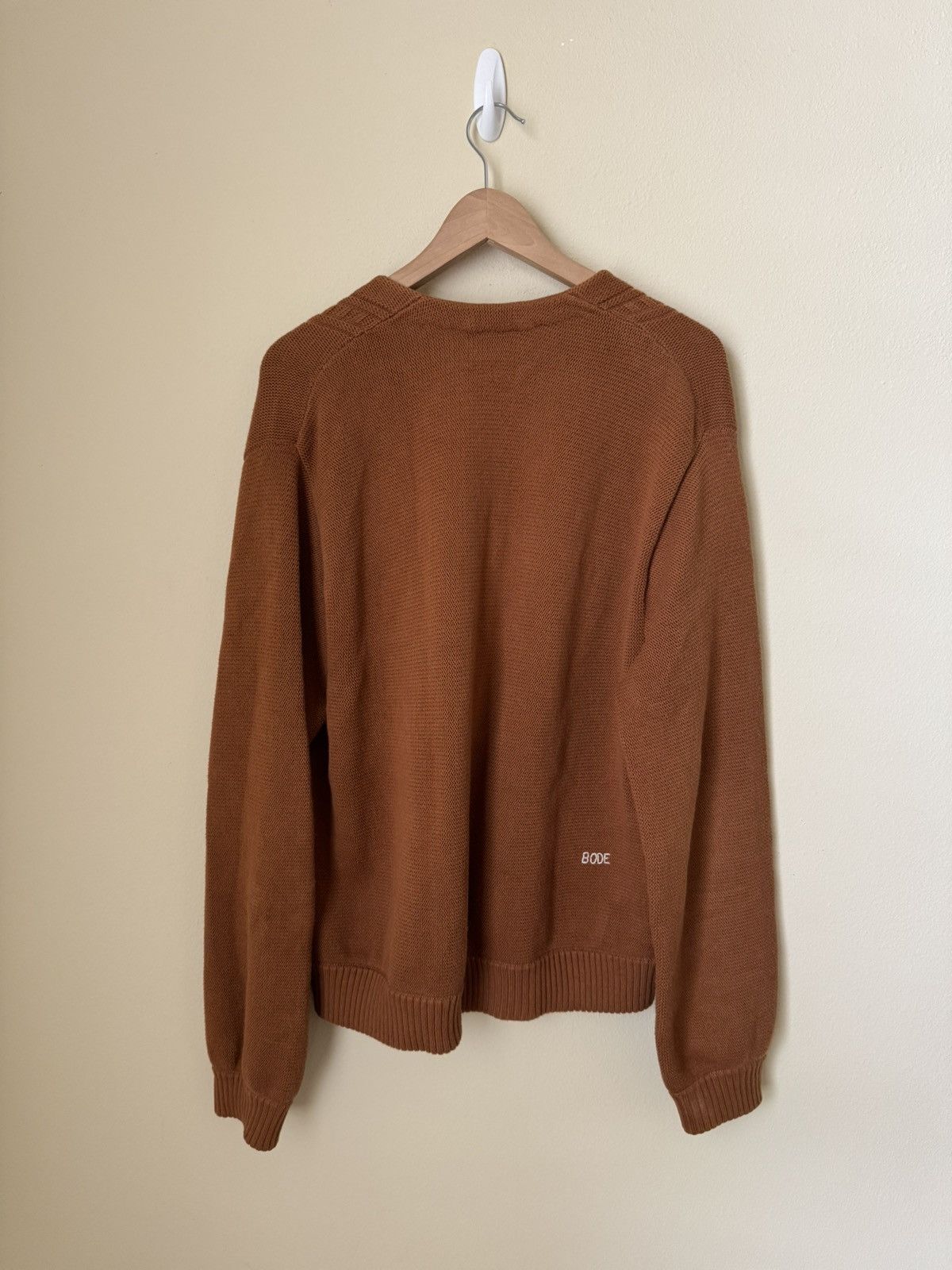 Bode Bode Double Breasted Cardigan Sweater Brown Large XL Size US L / EU 52-54 / 3 - 5 Thumbnail