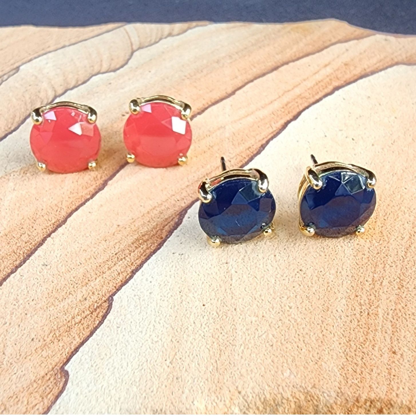 Kate Spade Kate Spade New York Gold-Tone Gumdrop Stud Earring Set Size ONE SIZE - 1 Thumbnail