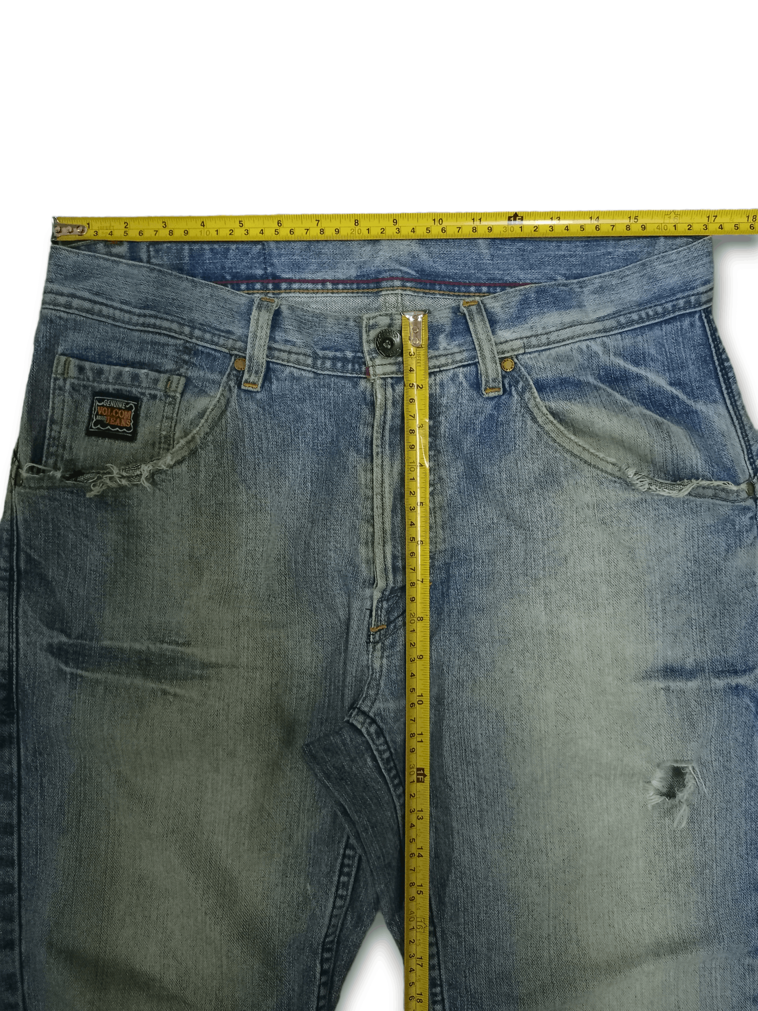 Volcom Vintage VLCM 06 Liberated Volcom Curved Baggy Jeans Size US 34 / EU 50 - 10 Thumbnail