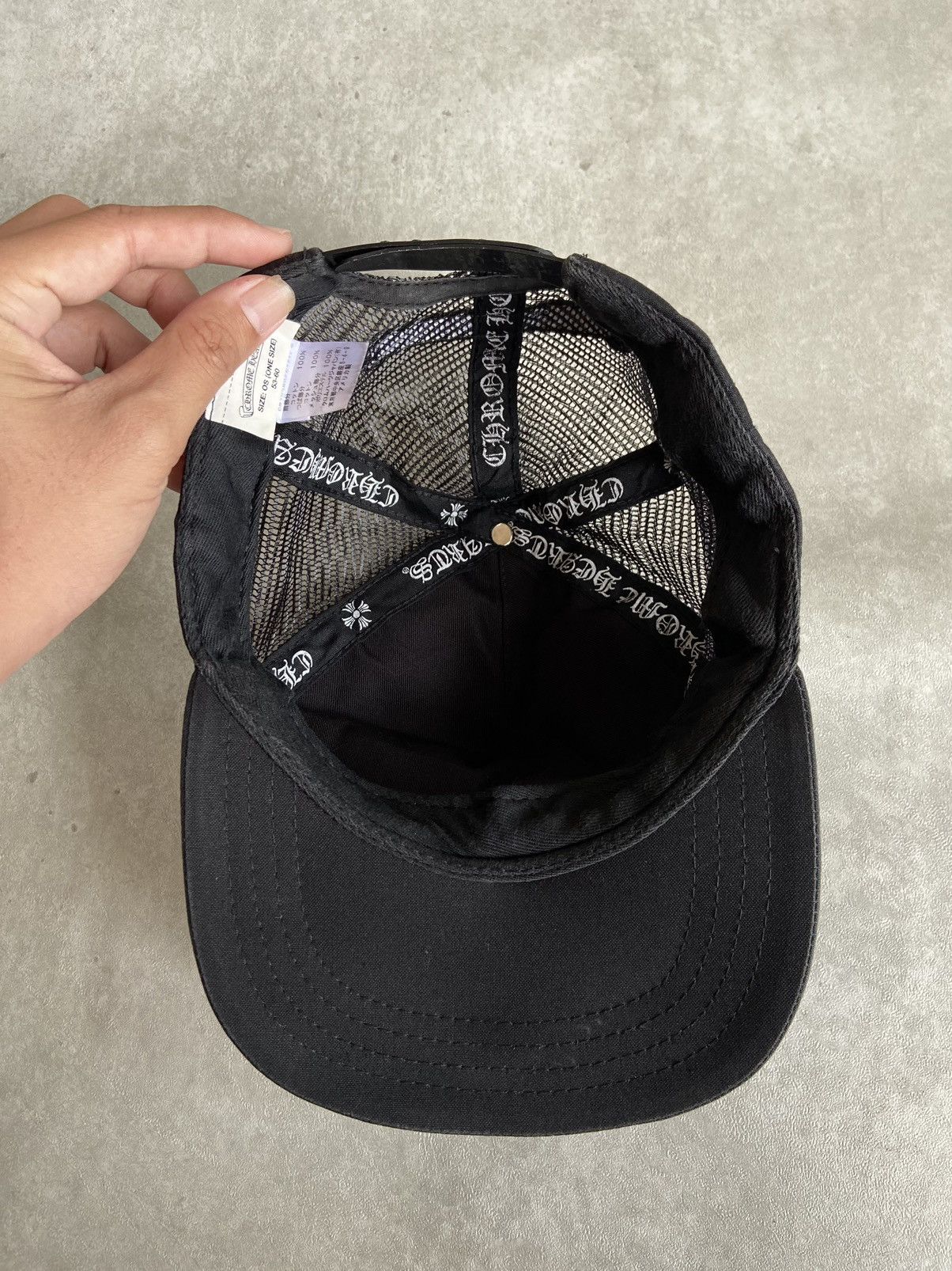 Chrome Hearts ❌SOLD❌Chrome Hearts Black Trucker Hat Size ONE SIZE - 7 Thumbnail