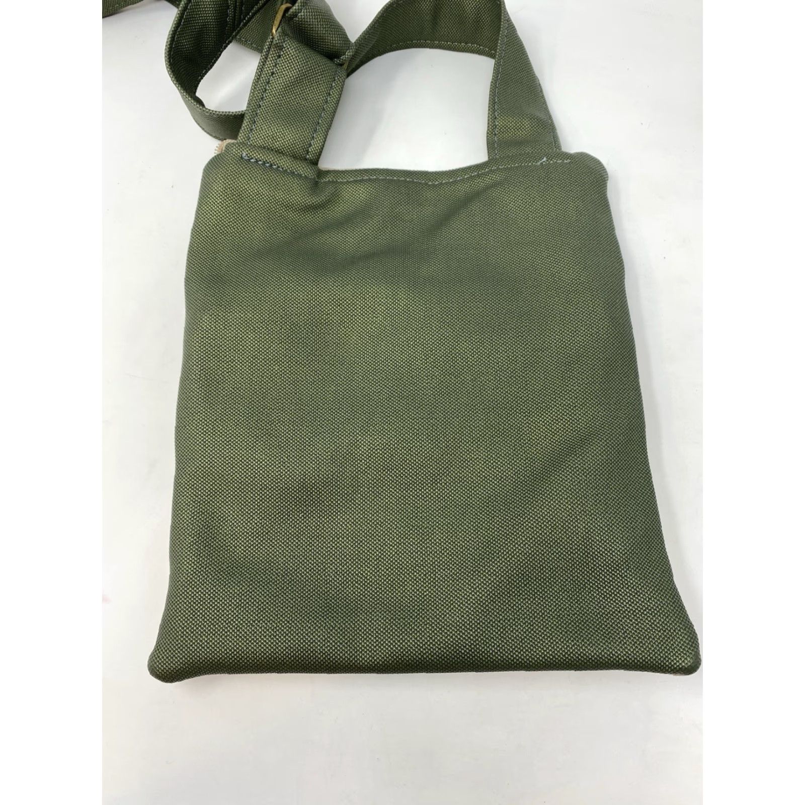 Vintage Echoes In The Attic Crossbody Bag Eco Friendly Seashell Print Canvas Green Purse Small Women Size ONE SIZE - 4 Thumbnail