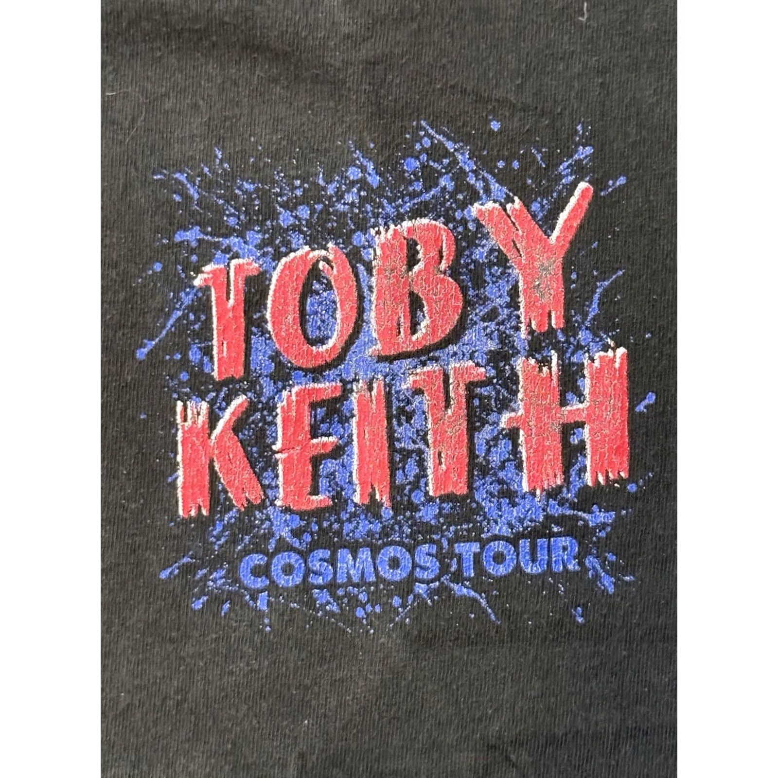 Delta VINTAGE Toby Keith Cosmos Tour Getcha Some Local Crew Shirt XL Mens 90s Country T-Shirt Black Size US XL / EU 56 / 4 - 3 Thumbnail