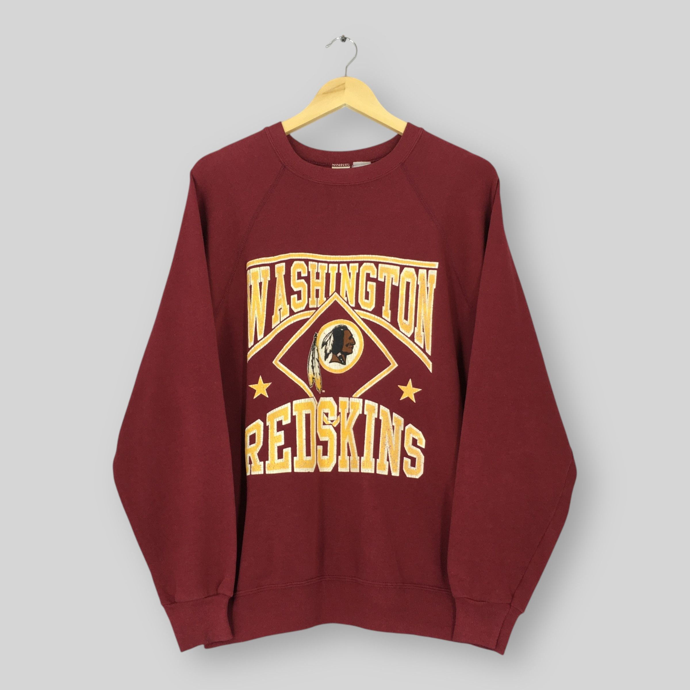 NFL × Vintage Vintage 90s Washington Redskins NFL Sweatshirt Large Size US L / EU 52-54 / 3 - 1 Thumbnail