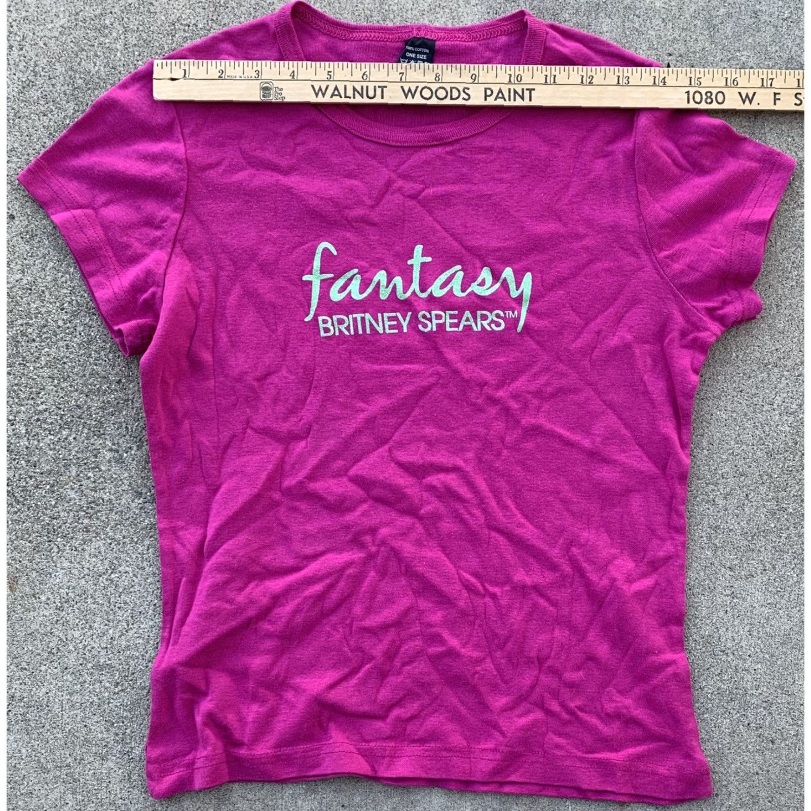 Vintage Fantasy Britney Spears t-shirt spell out Pink One Size T-Shirt Womens Size ONE SIZE - 7 Thumbnail