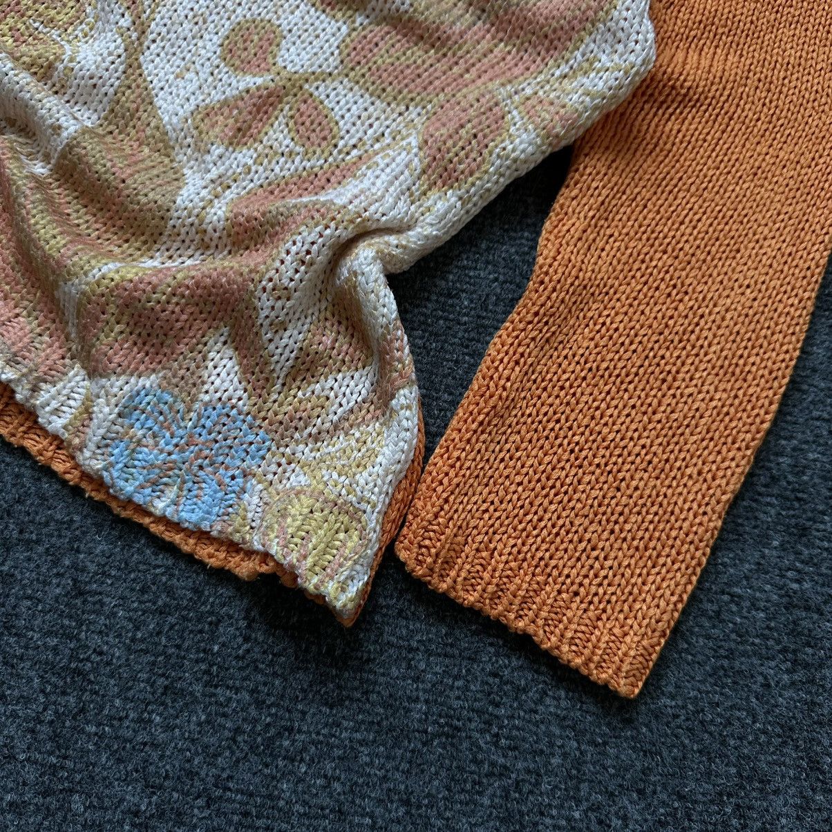 If Six Was Nine VTG Knit V Neck Sweater Long Y2K 00s USA Hype Trend Pop Grun Size S / US 4 / IT 40 - 6 Thumbnail