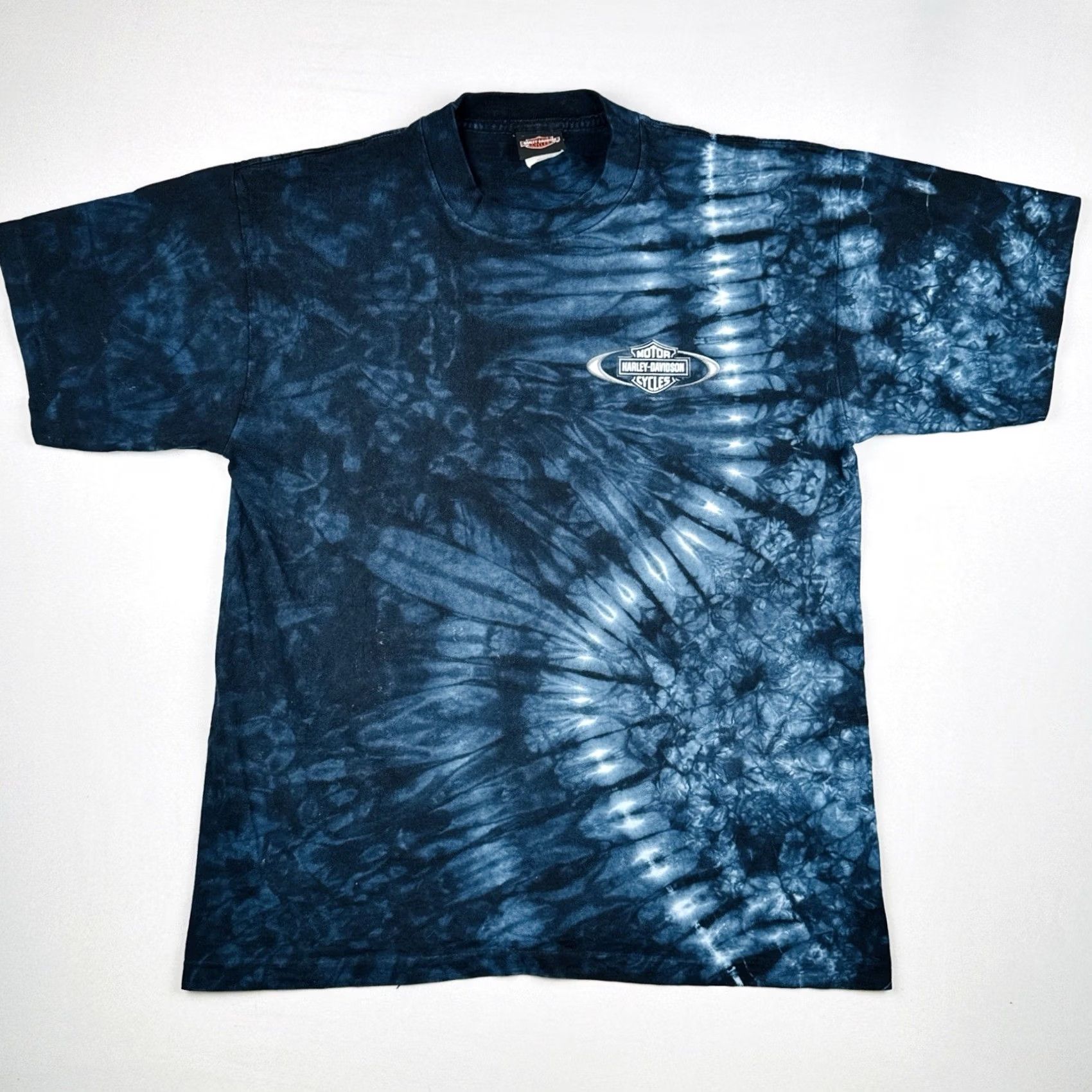Harley Davidson VINTAGE Harley Davidson Tie Dye Shirt Wichita Kansas USA Made Single Stitch Adult M Size US M / EU 48-50 / 2 - 2 Thumbnail
