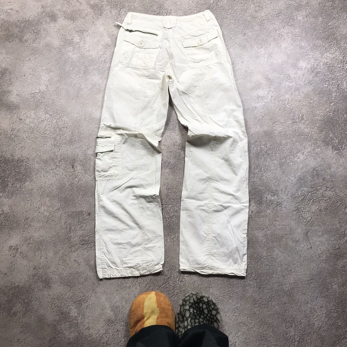 Vintage Vintage 90s Baggy Cargo Pants Parachute Japan Streetwear 26 Size 26" / US 2 / IT 38 - 4 Thumbnail