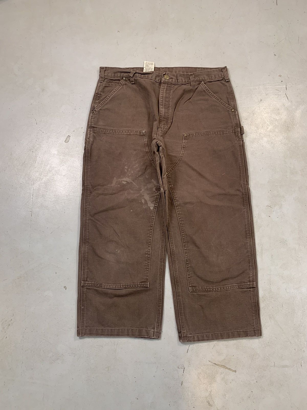 Carhartt Vintage Carhartt B136 DKB double knee workwear Size US 38 / EU 54 - 1 Thumbnail
