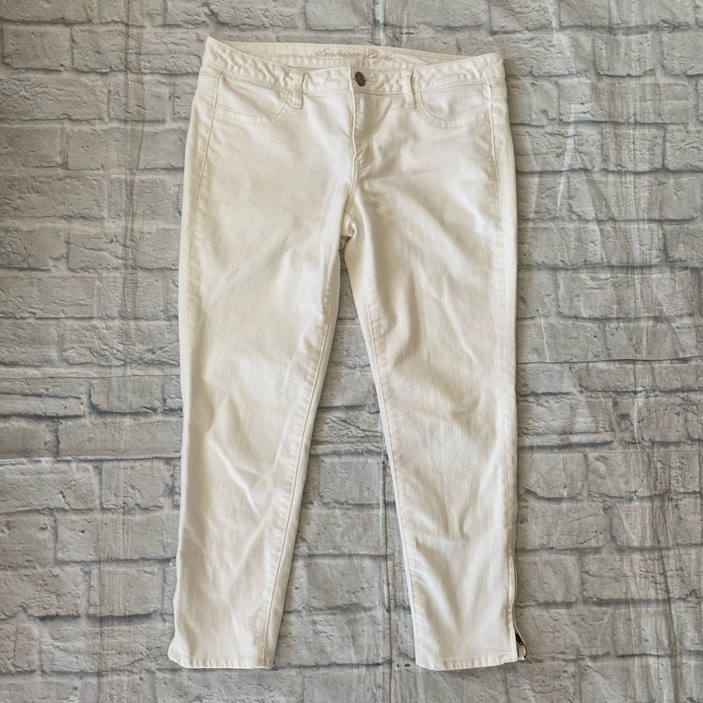 American Eagle Outfitters American Eagle stretch women 12 cotton blend jegging jeans w Size 34" / US 12 / IT 48 - 1 Thumbnail