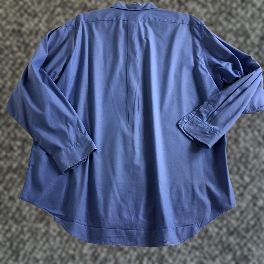 Ralph Lauren Ralph Lauren Yarmouth Button-Down Shirt Mens 17-35 Pinpoint Oxford Longsleeve Blue Button-Up Classic Regular Knit Easy Care Mens Shirt Size US XL / EU 56 / 4 - 1 Thumbnail