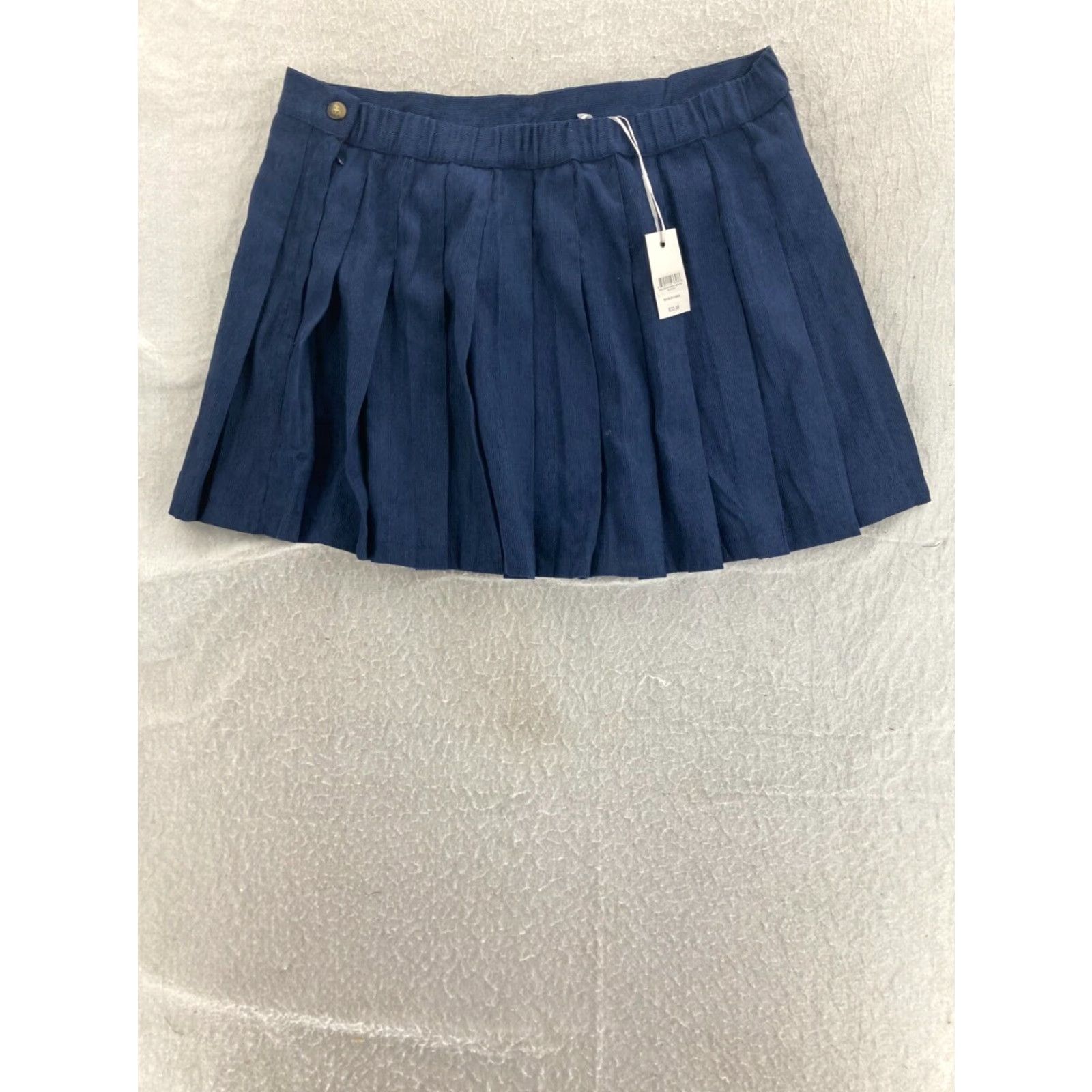 Vintage Simply Southern Collection Blue Pleated Short Skirt Womens XL New Size 40" / US 18 - 7 Thumbnail