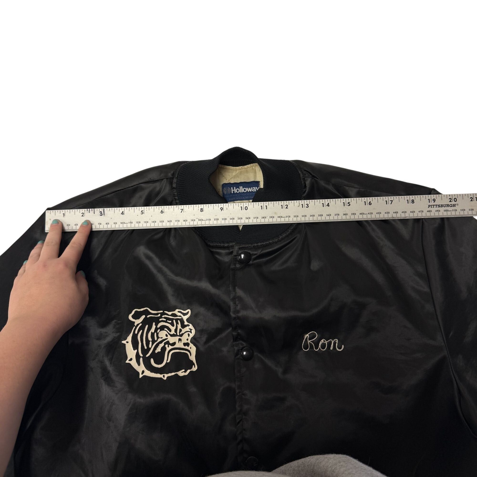 Holloway Vtg Holloway SATIN Quilted COMPANION K-9 ACADEMY Bomber Size US M / EU 48-50 / 2 - 9 Thumbnail