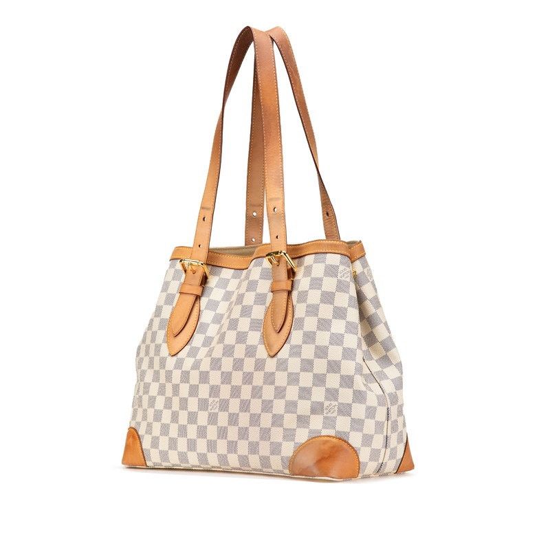 Louis Vuitton Louis Vuitton Damier Azur Hampstead MM Tote Bag N51206 Size ONE SIZE - 2 Thumbnail