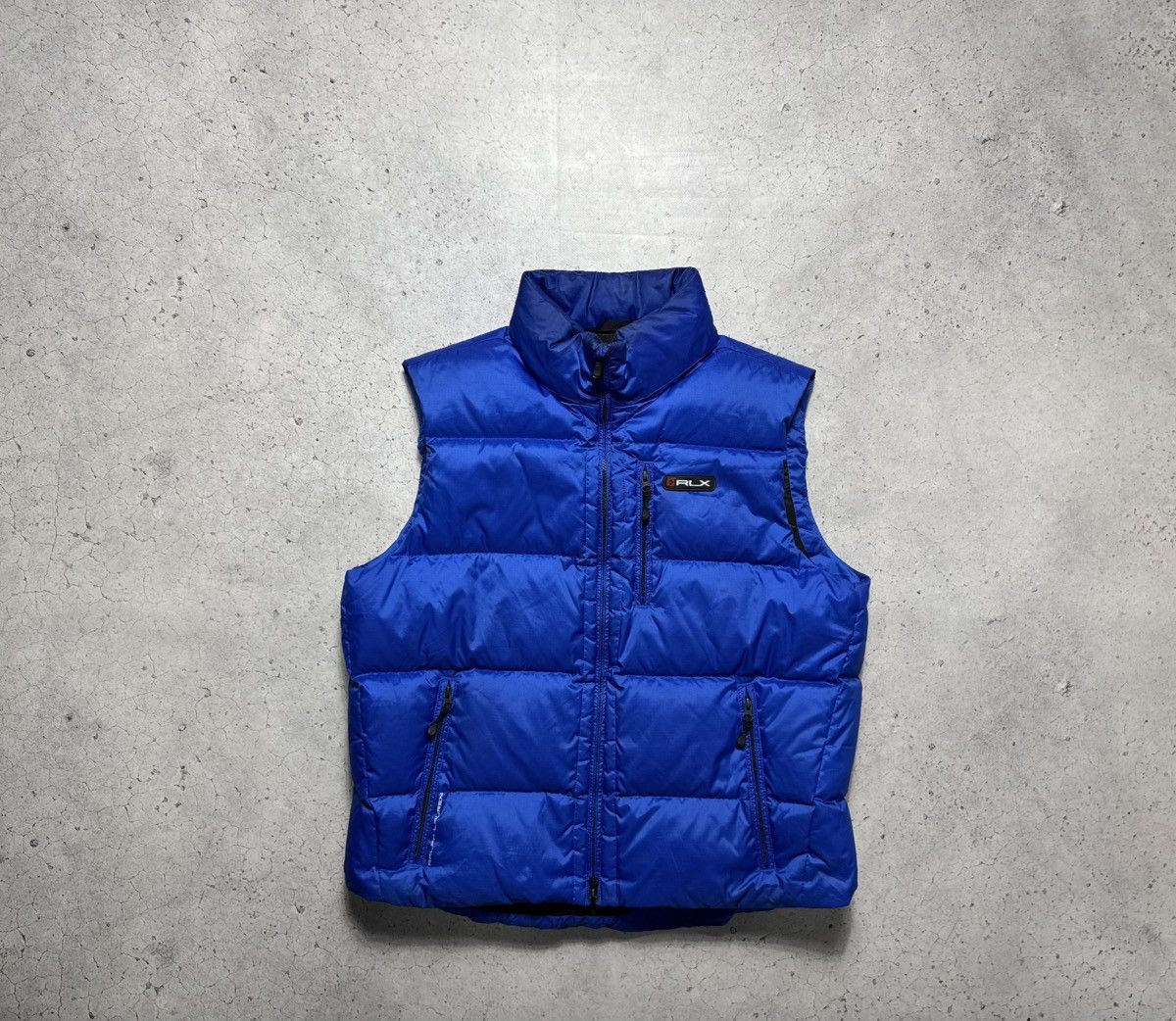 Polo Ralph Lauren RLX Vintage Down Puffer Vest Blue Size XL