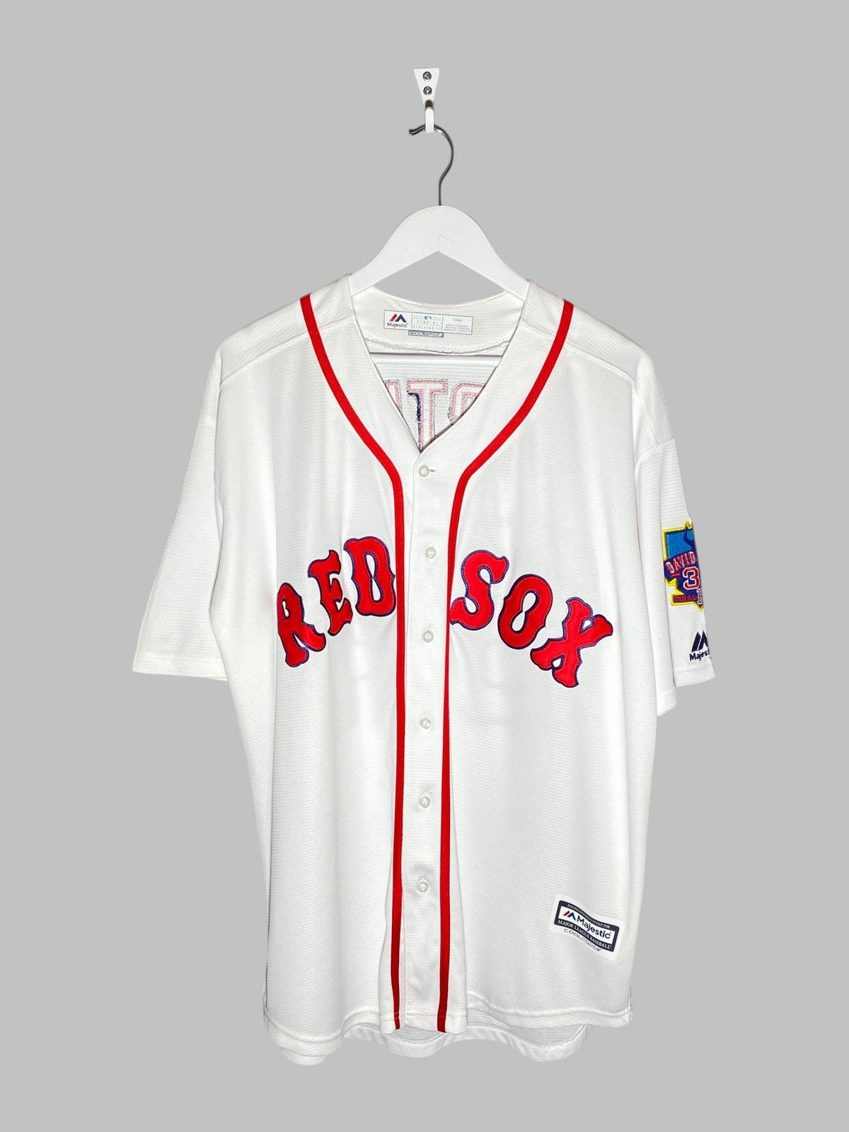 Majestic 🔥Y2K ORTIZ RED SOX MLB BASEBALL JERSEY THROWBACK BOSTON DRIP Size US M / EU 48-50 / 2 - 1 Thumbnail