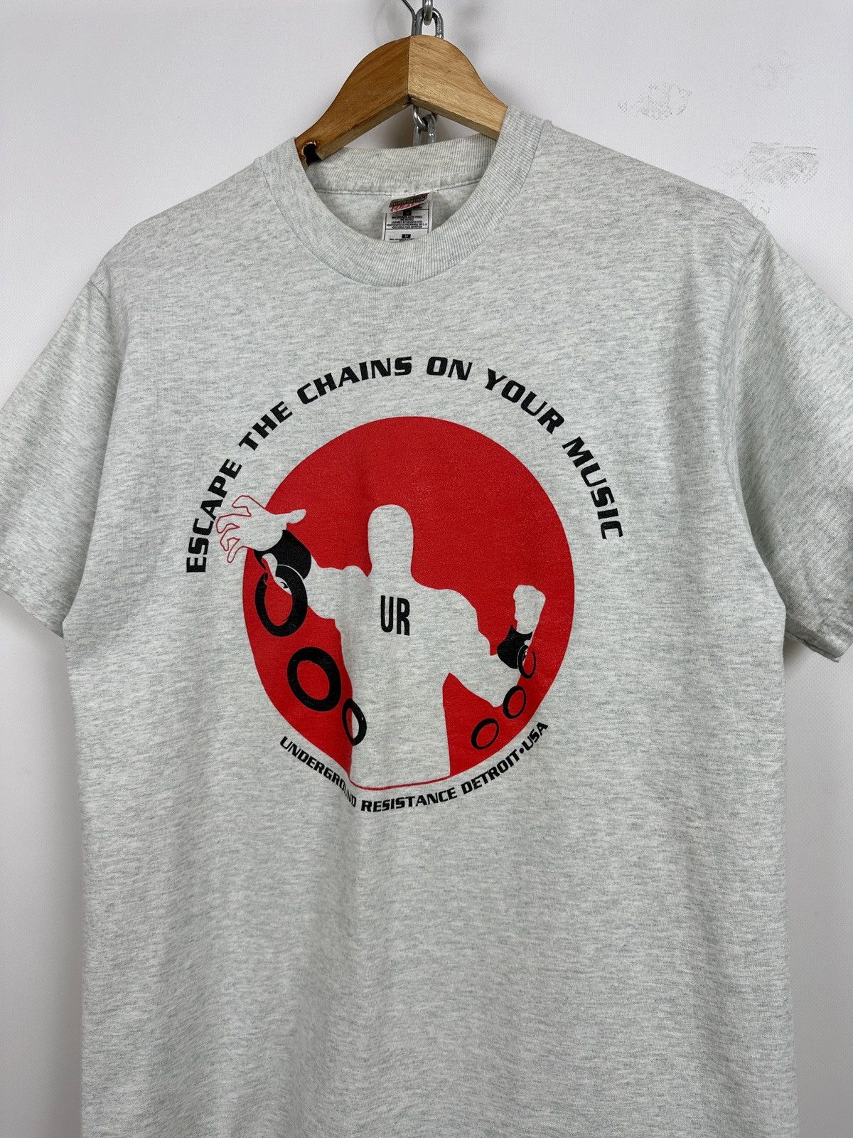 Rap Tees × Vintage Vintage Underground Resistance Detroit USA Rap 