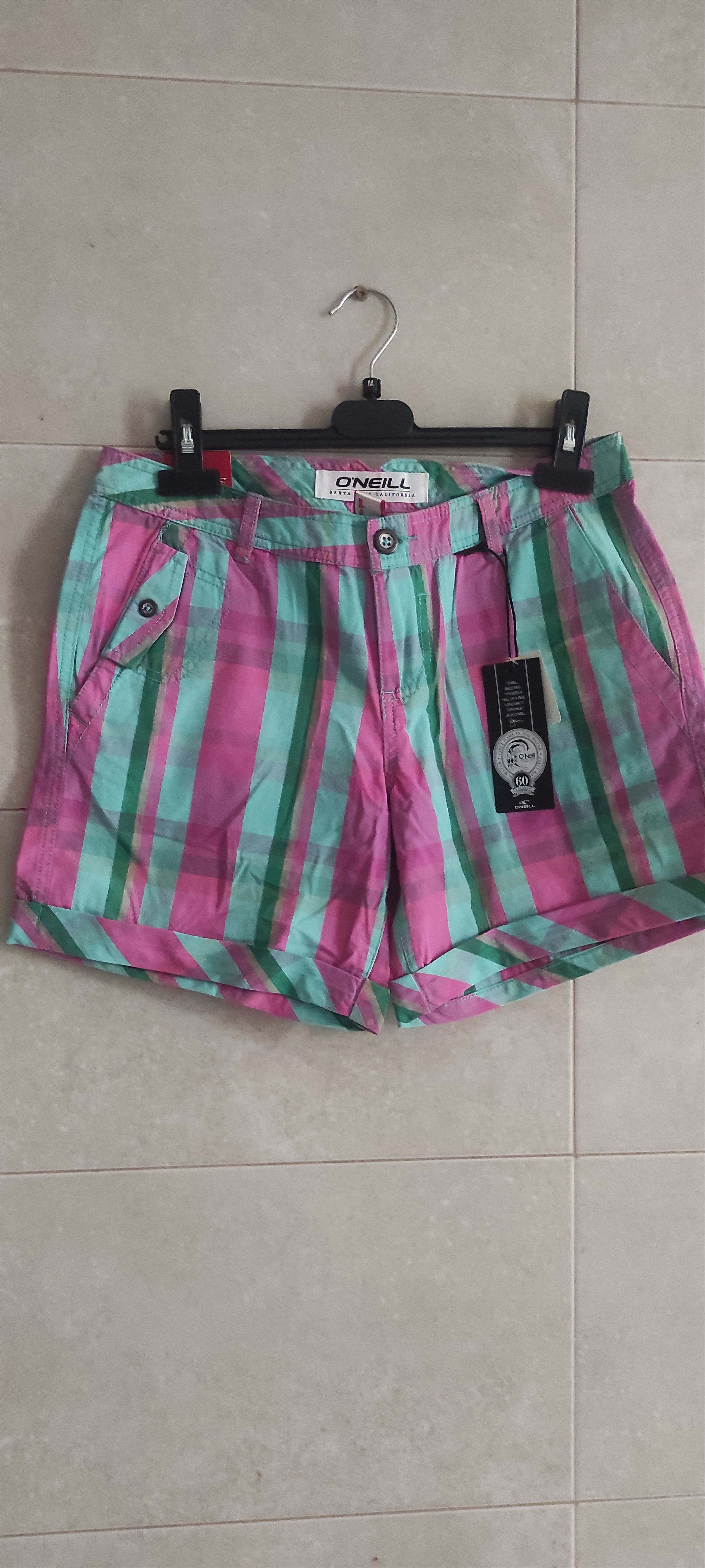 O'Neill Lot Of 2 Oneill Men's Plaid Bermuda Striped Shorts Size 32 Size US 27 - 6 Thumbnail