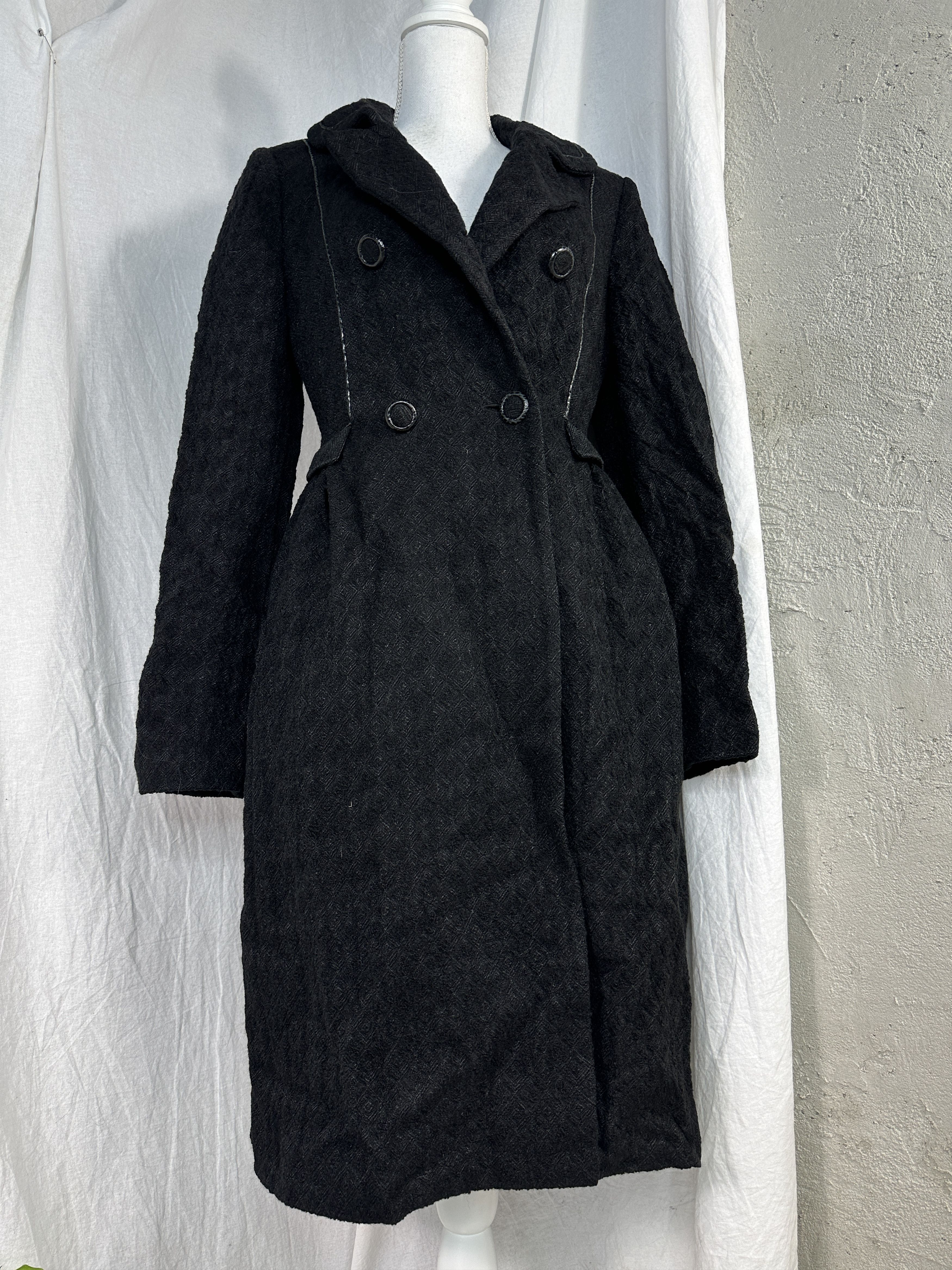 Bottega Veneta × Vintage Bottega Veneta High Quality Luxury Coat Cloak Jacket Black Size US S / EU 44-46 / 1 - 1 Thumbnail