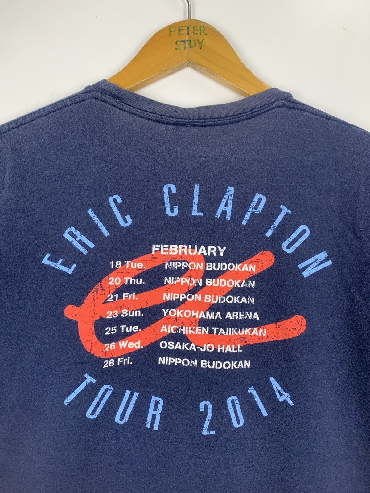 Band Tees 2014 Eric Clapton Japan Tour Tee Size US S / EU 44-46 / 1 - 7 Thumbnail