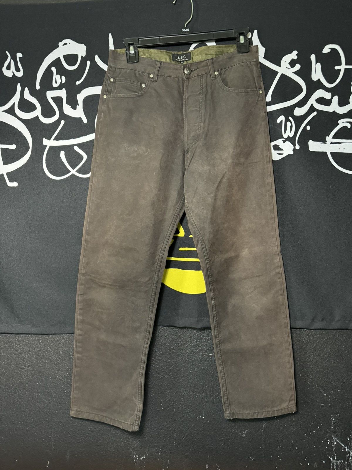 A.P.C. A.P.C waxproofing trouser Size US 27 - 1 Thumbnail