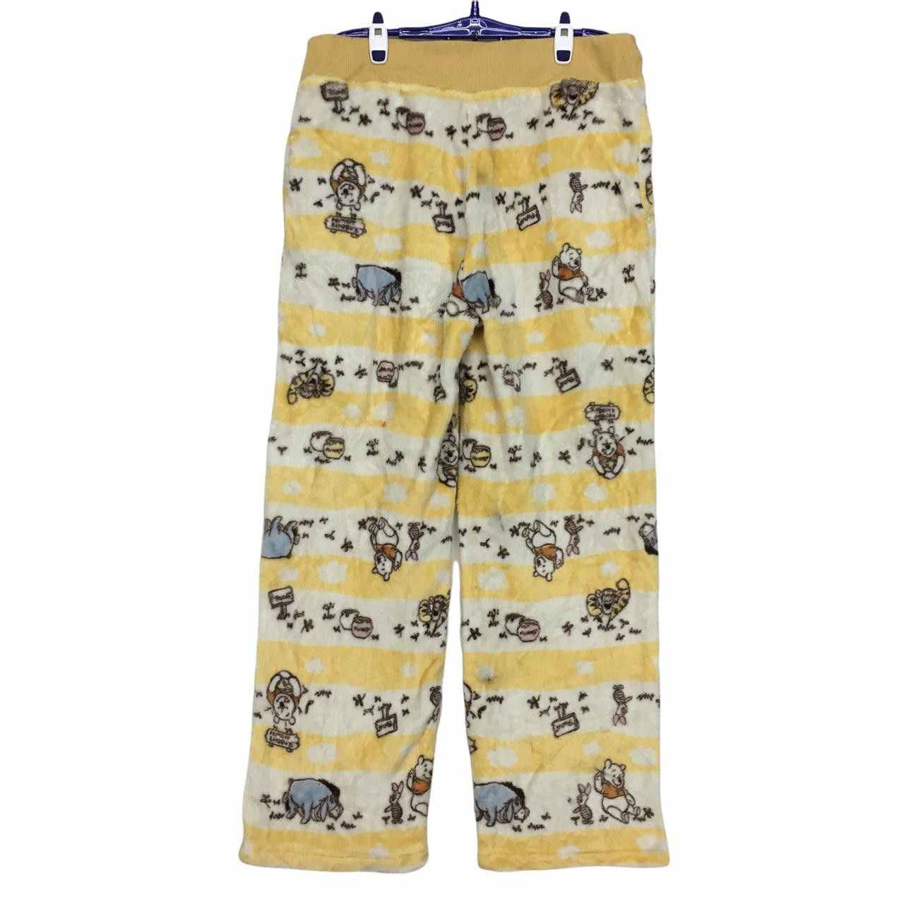Disney Vtg DISNEY Winnie The Pooh Fleece Long Pants Size 32" / US 10 / IT 46 - 3 Thumbnail