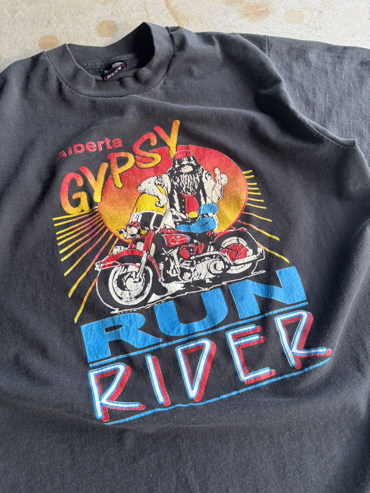 Harley Davidson Vintage Early 90s Harley Davidson Owners Club Alberta Tee Size US M / EU 48-50 / 2 - 3 Thumbnail