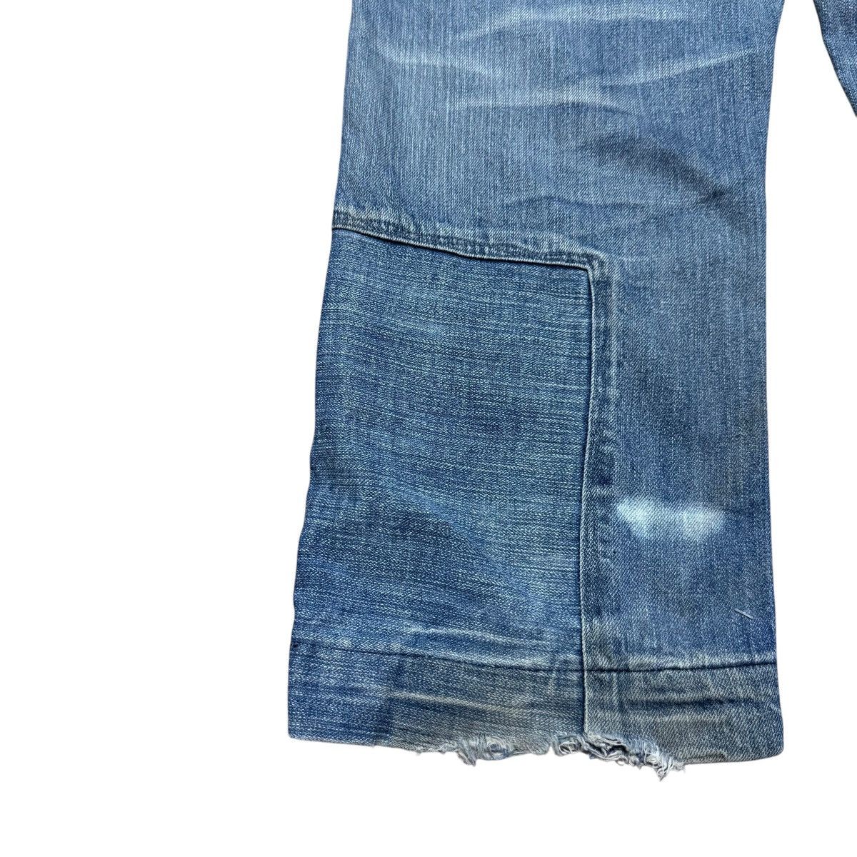 Japanese Brand CONEY Denim Carpenter Patchwork Work Pants Size US 32 / EU 48 - 13 Thumbnail