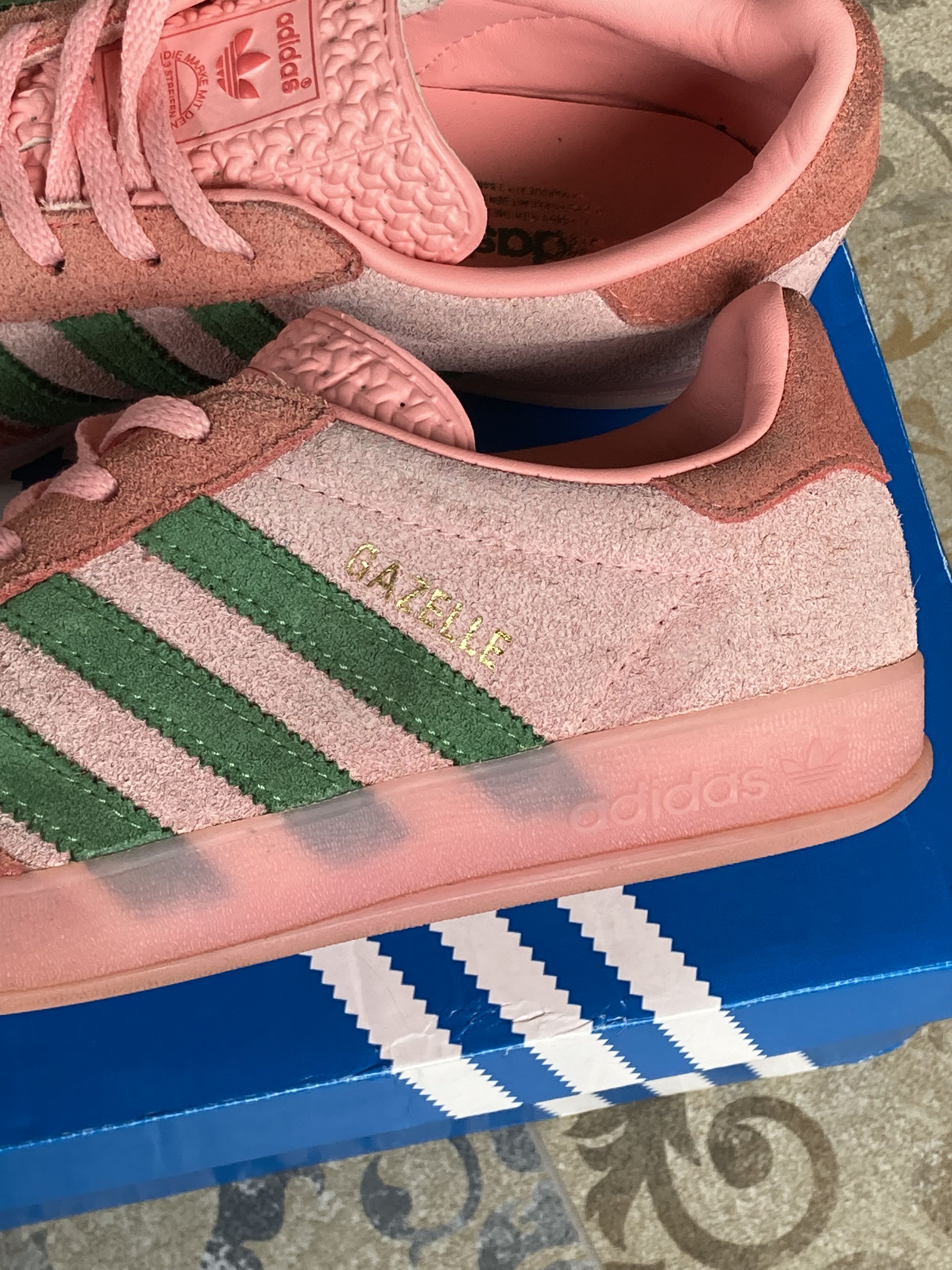 Adidas Adidas gazelle indoor semi pink preloved US 6.5 EU 38 Size US 6.5 / IT 36.5 - 2 Thumbnail