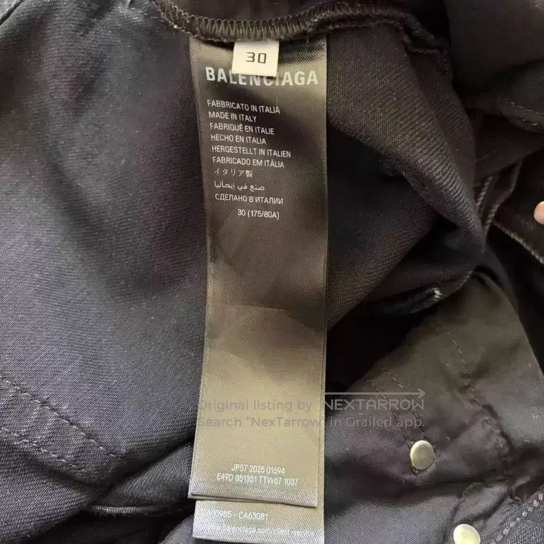 Balenciaga Balenciaga Jeans Size US 30 / EU 46 - 4 Thumbnail