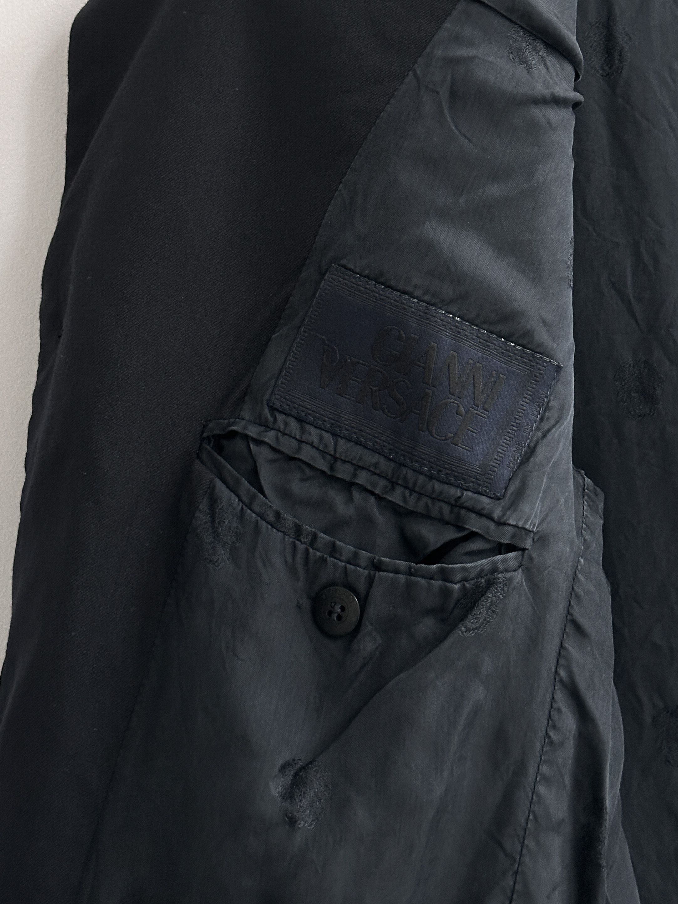 Versace Vintage Gianni Versace Navy Blazer Size 50R - 8 Thumbnail