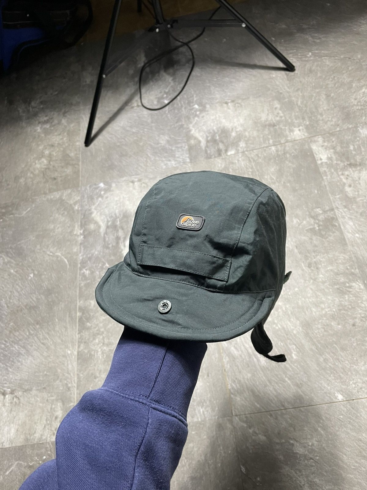 Vintage Vintage Lowe Alpine Track Fleece Cap Winter Hat Green Nylon Size ONE SIZE - 1 Thumbnail