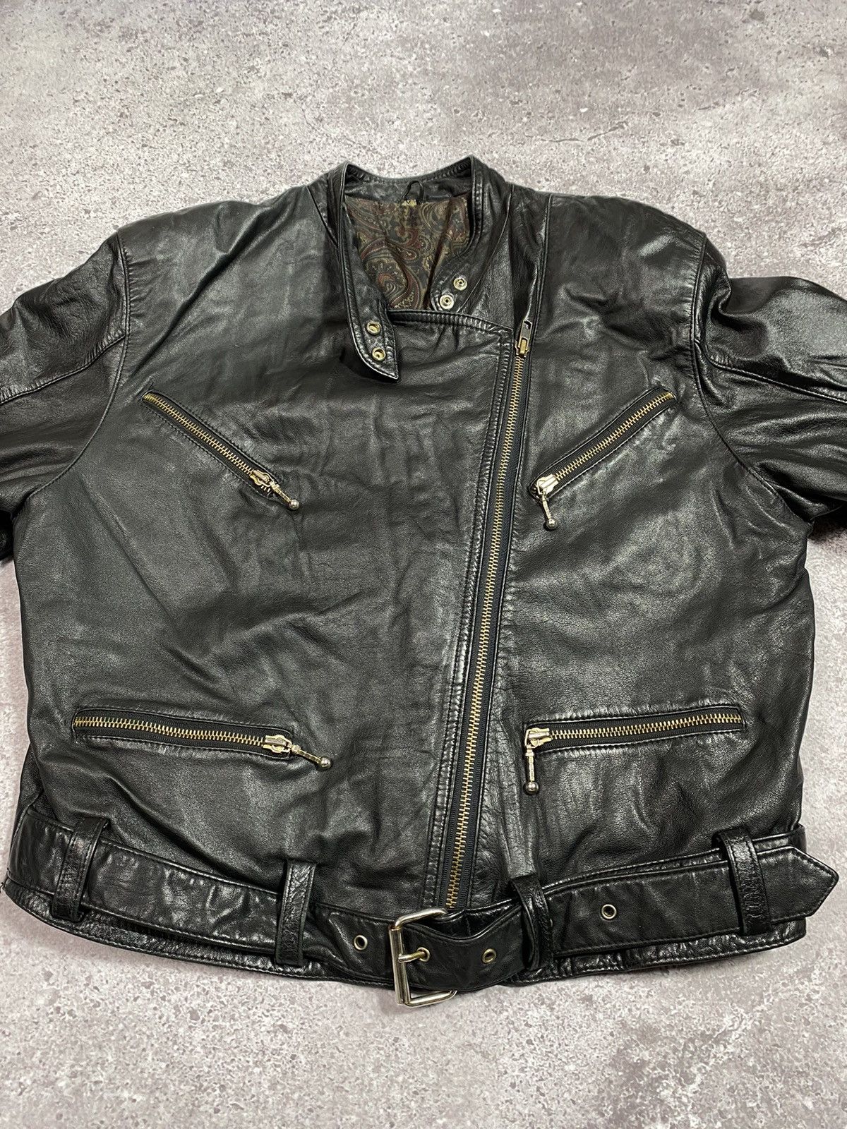 Vintage Vintage ECHTES LEDER leather jacket Size M / US 6-8 / IT 42-44 - 3 Thumbnail