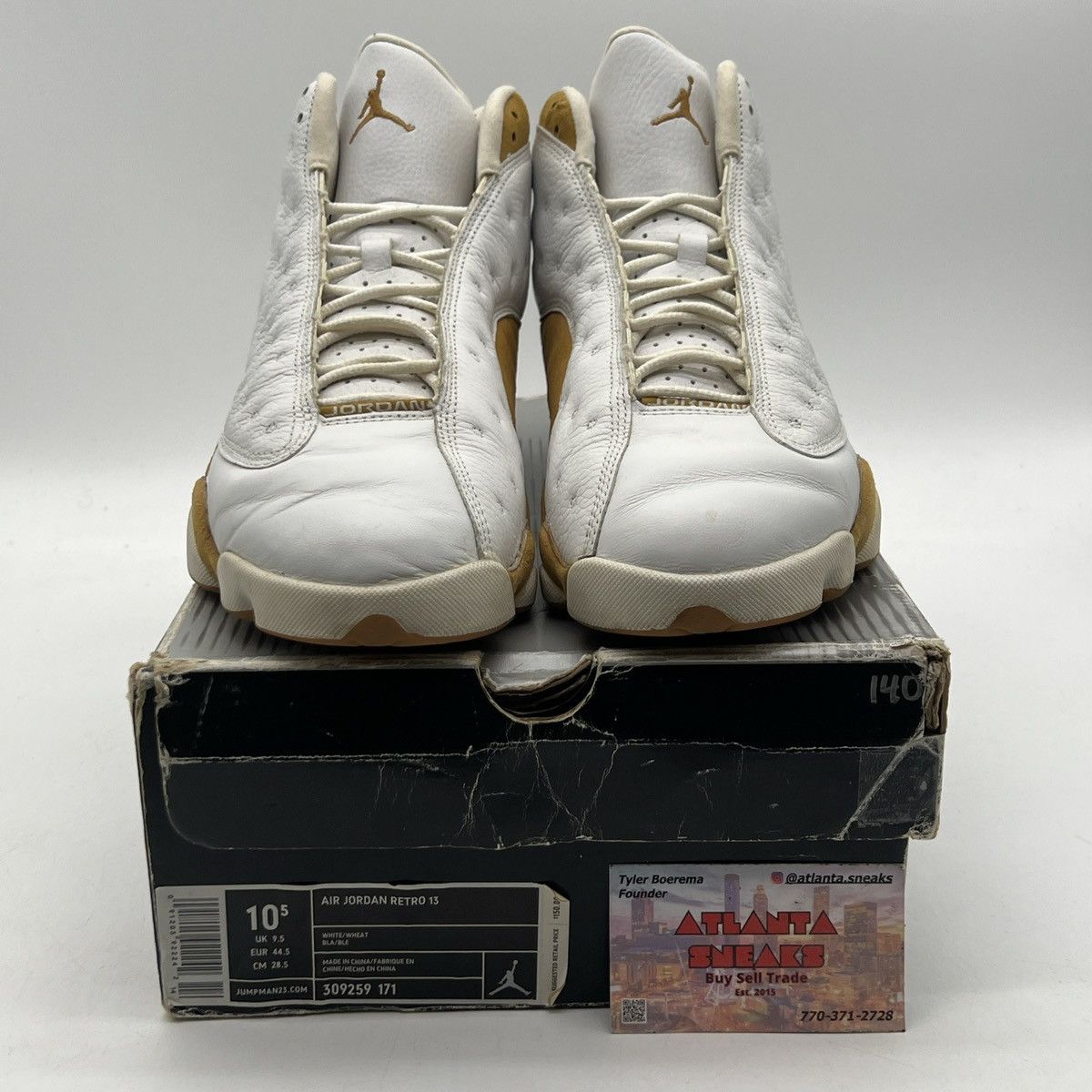Jordan Brand Air Jordan 13 wheat Size US 10.5 / EU 43-44 - 2 Thumbnail