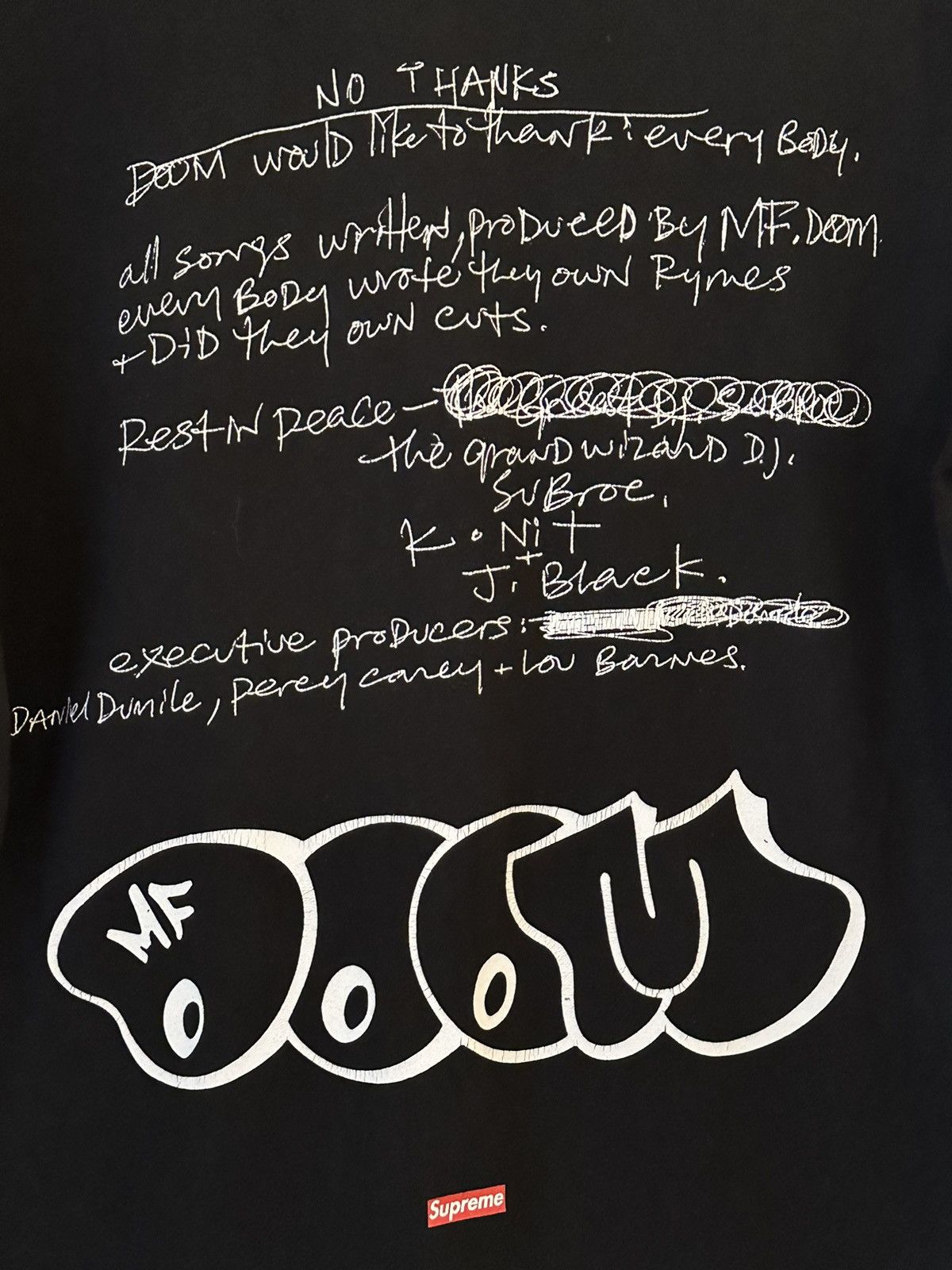 Supreme Supreme MF Doom Tee Size US S / EU 44-46 / 1 - 4 Thumbnail