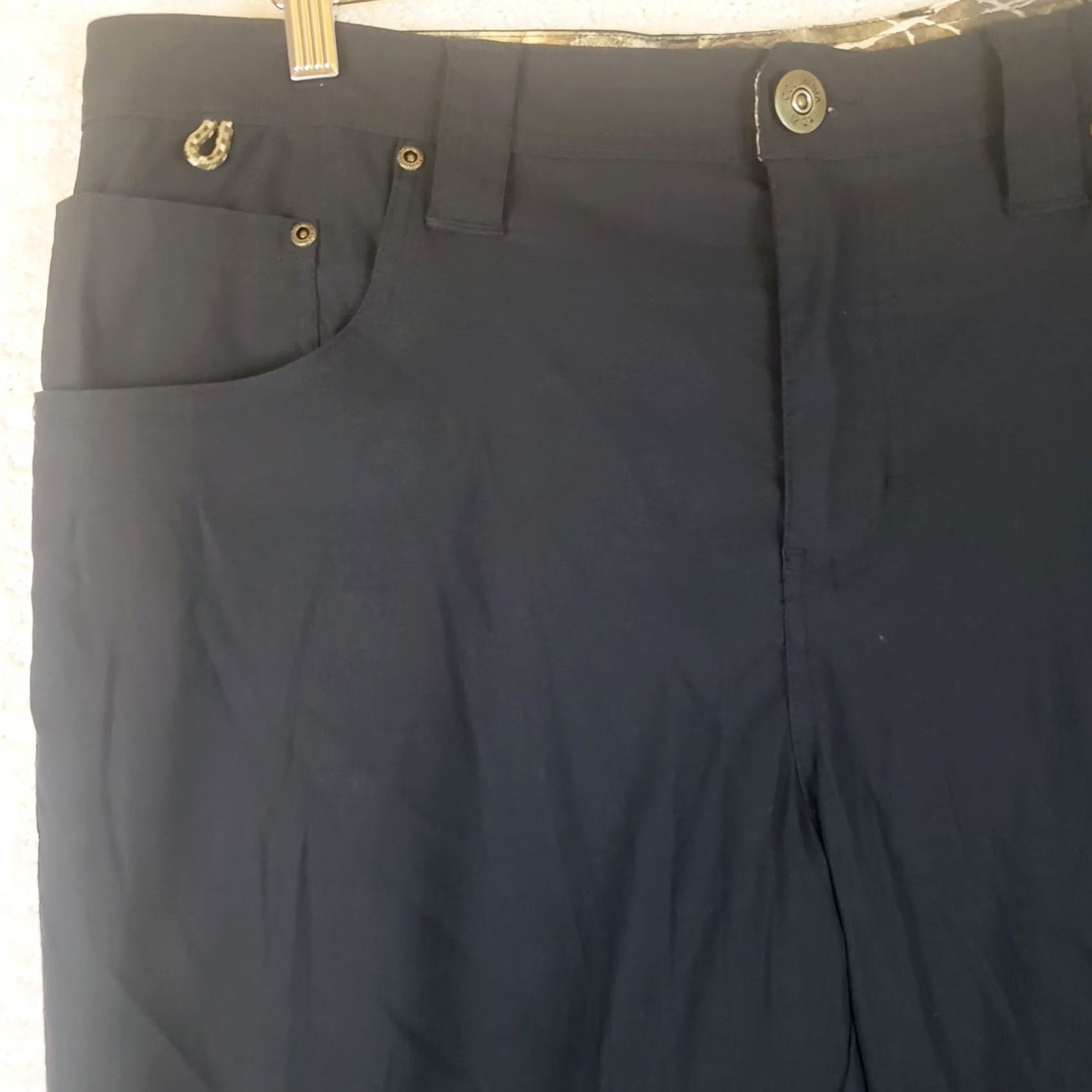 Vintage Columbia PFG Pants 36X30 Black Cargo 5-Pocket Straight Leg Outdoor Mens Size US 36 / EU 52 - 3 Thumbnail