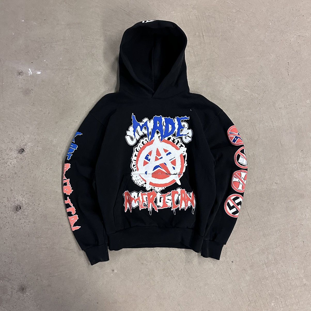 AWGE × Asap Rocky × Streetwear AWGE ASAP Made in America Complex Con Black  Hoodie Sz M | Grailed