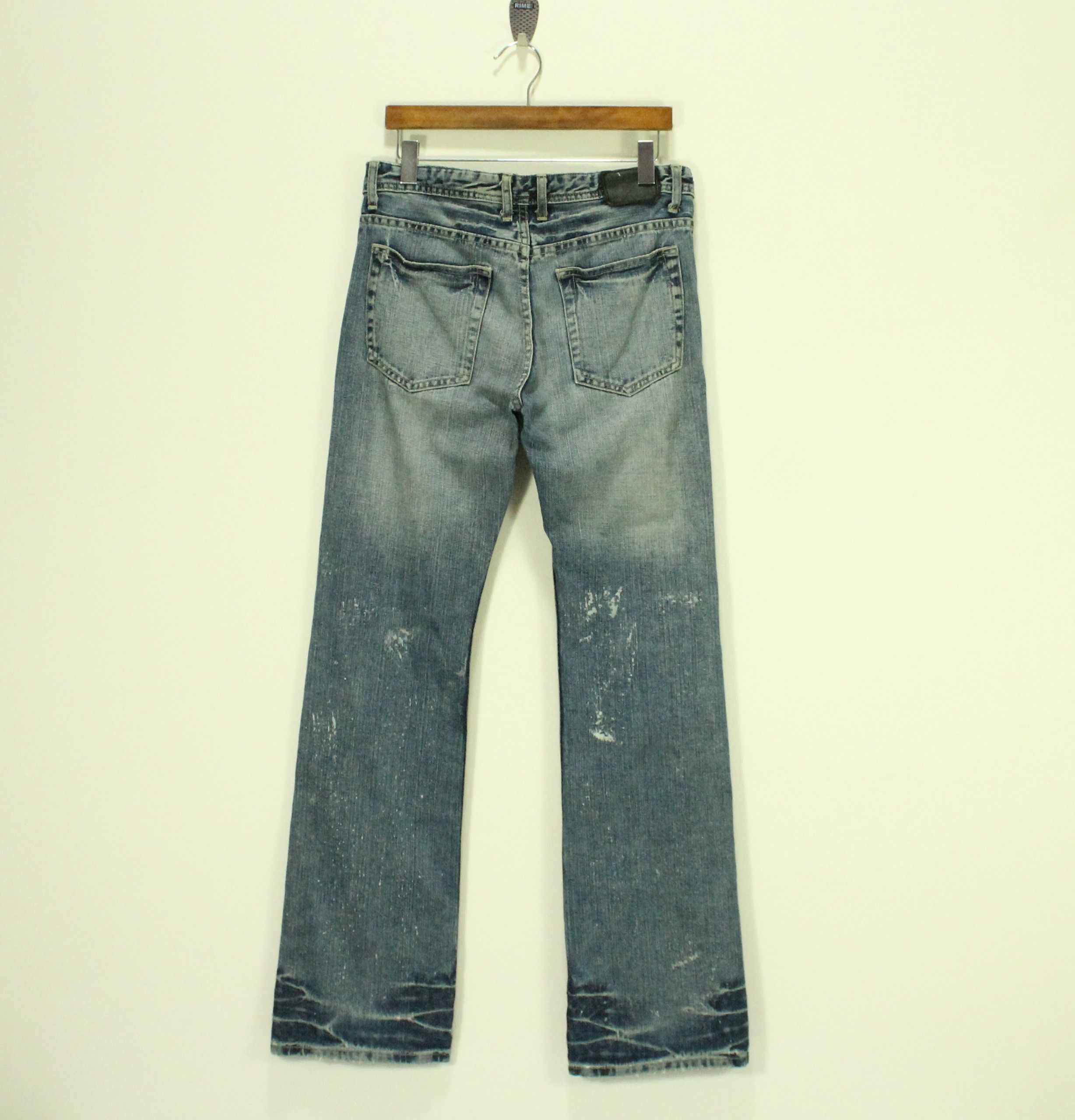 Japanese Brand FLARED 🔥 BIGI Denim Paint Splatter Kapital Goa Ppfm LGB Size US 32 / EU 48 - 9 Thumbnail
