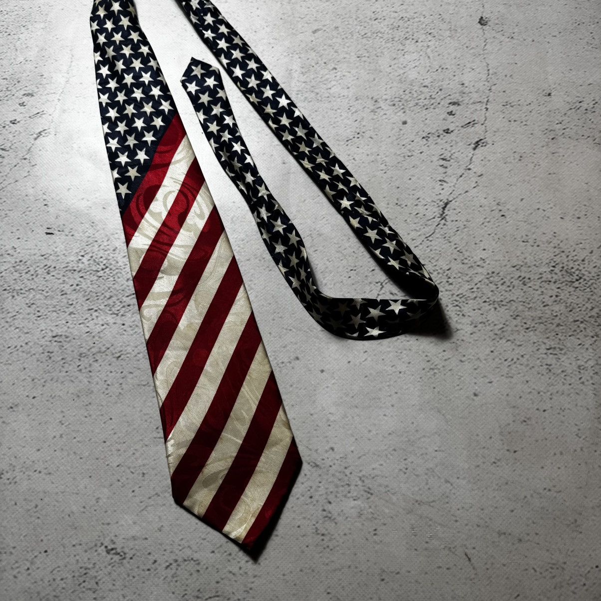 Japanese Brand vintage y2k american flag tie usa archive rick owens style Size ONE SIZE - 3 Thumbnail